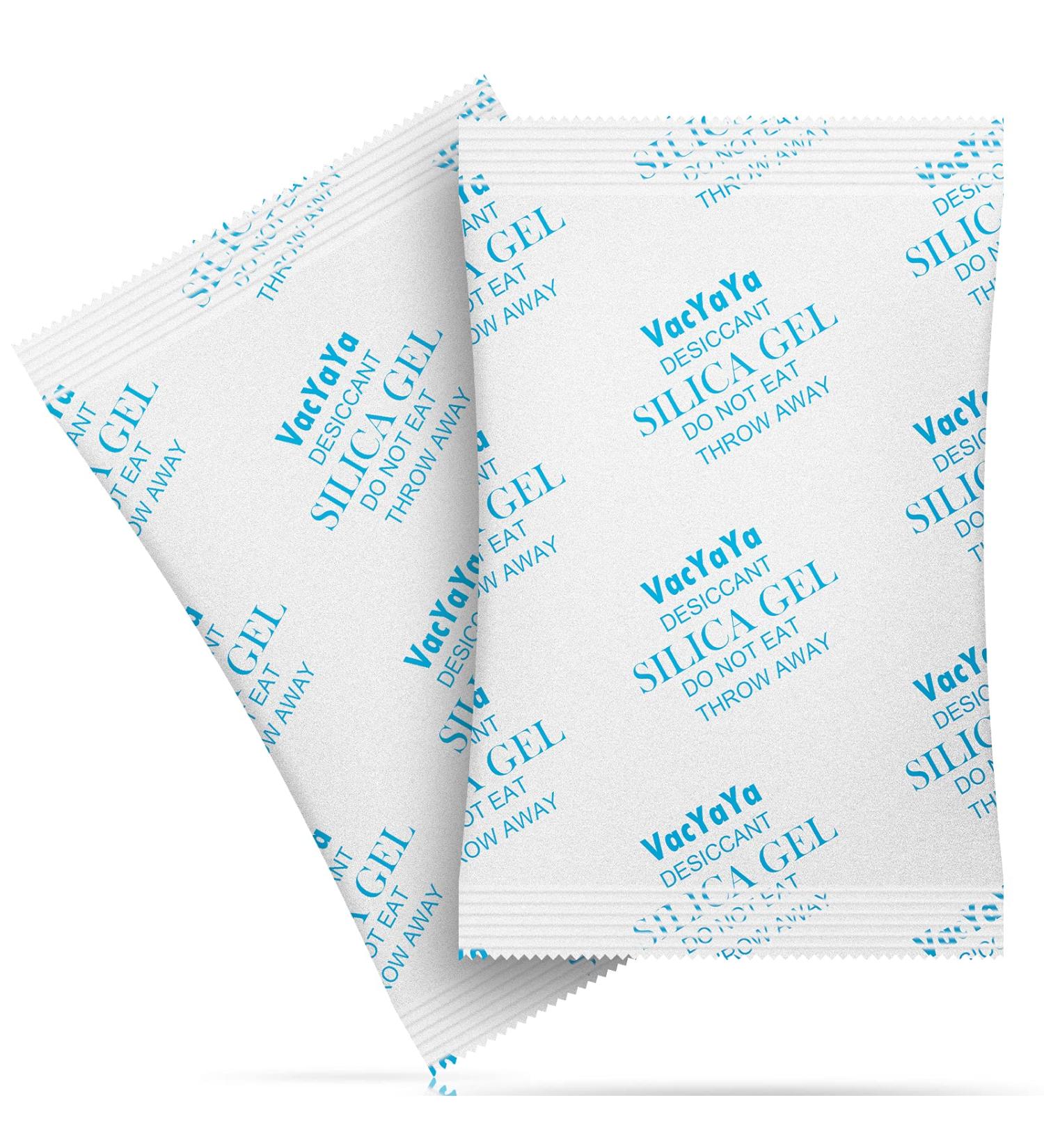 VACYAYA 500g Food-Grade Moisture Absorber Silica Gel Packs for Luxury Storage - Optimal Silica Drying Solution - Buy Online on GoSupps.com