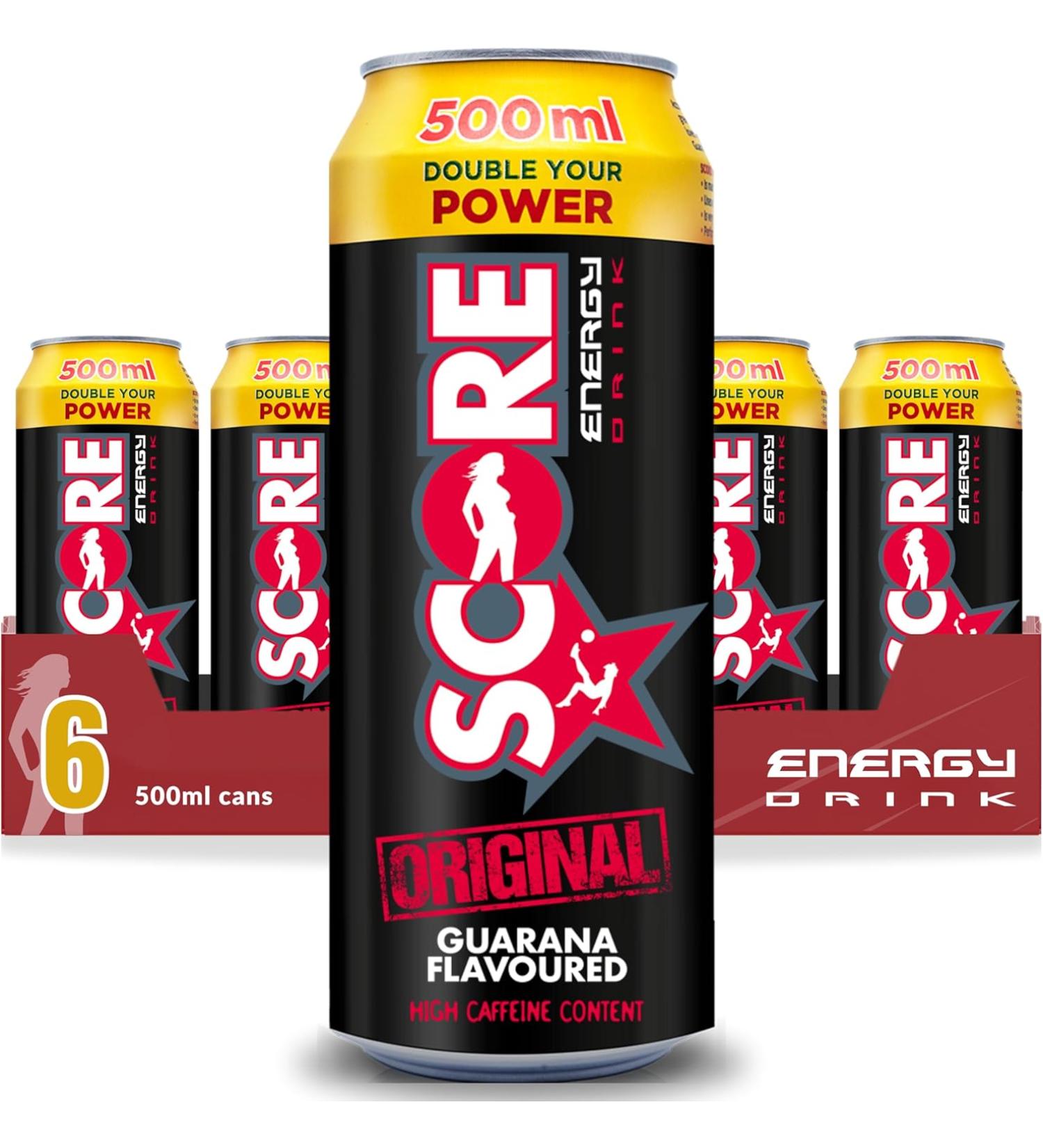 Score Energy Original Drink (6 x 500ml)