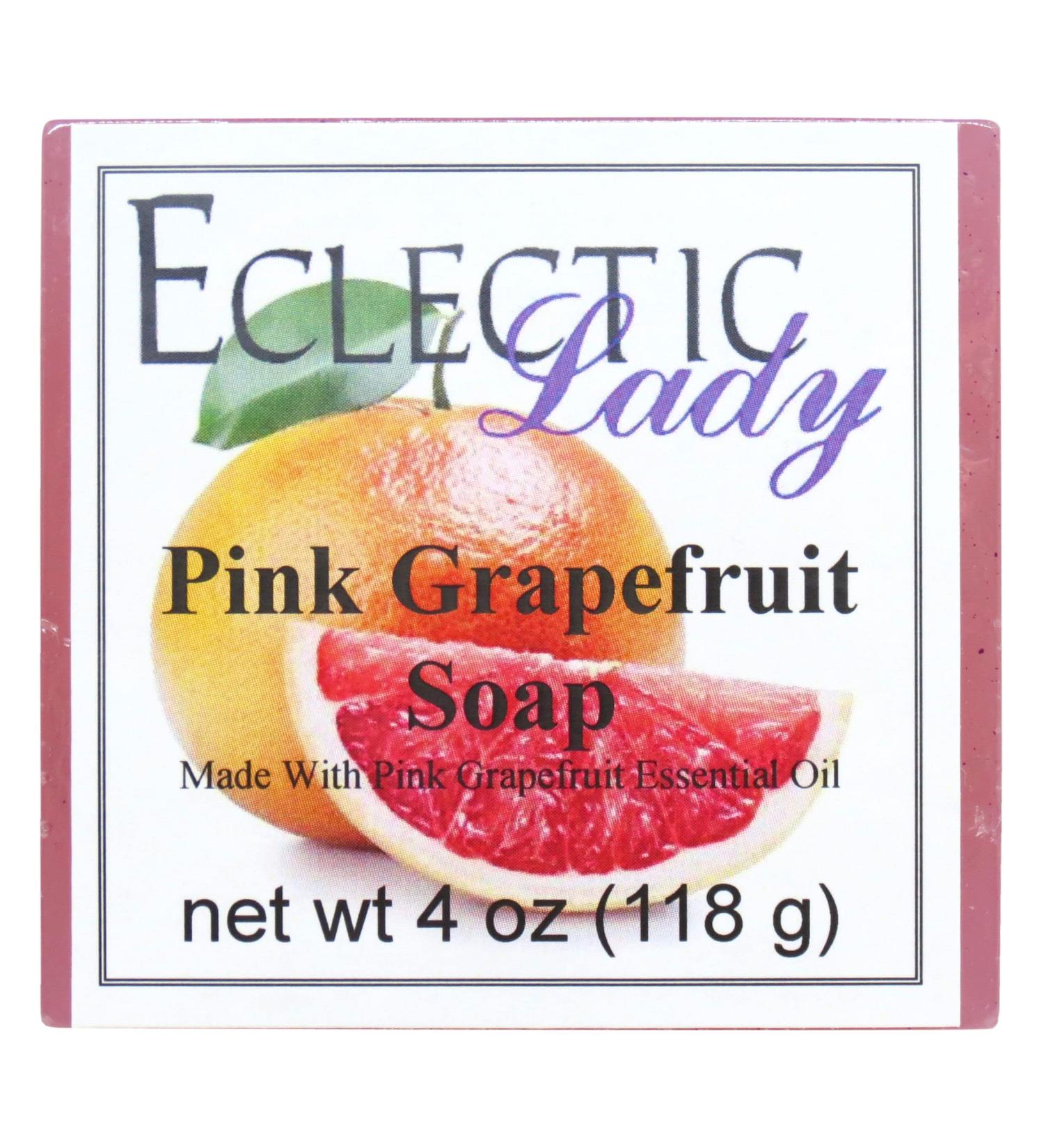 Buy Eclectic Lady Pink Grapefruit Glycerin Soap - 4 oz Bar | International Shipping Available - Buy Online on GoSupps.com