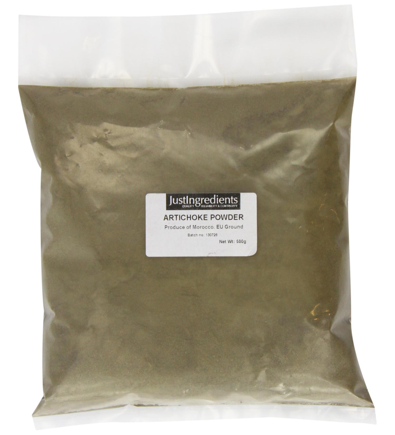 JustIngredients Essential Artichoke Leaf Powder 500g - Buy Online on GoSupps.com