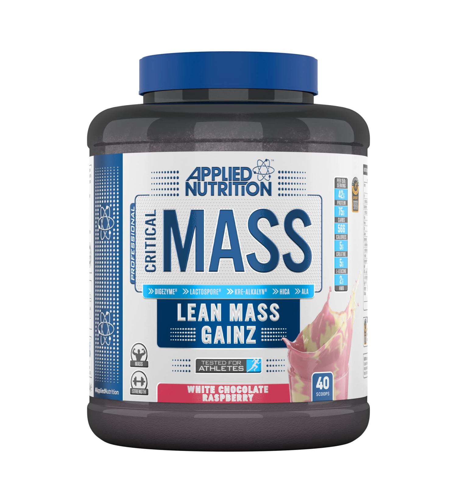  Applied Nutrition Applied Nutrition Critical Masse 2.4 kg (White Chocolate and Raspberry) 200 g - Buy Online on GoSupps.com