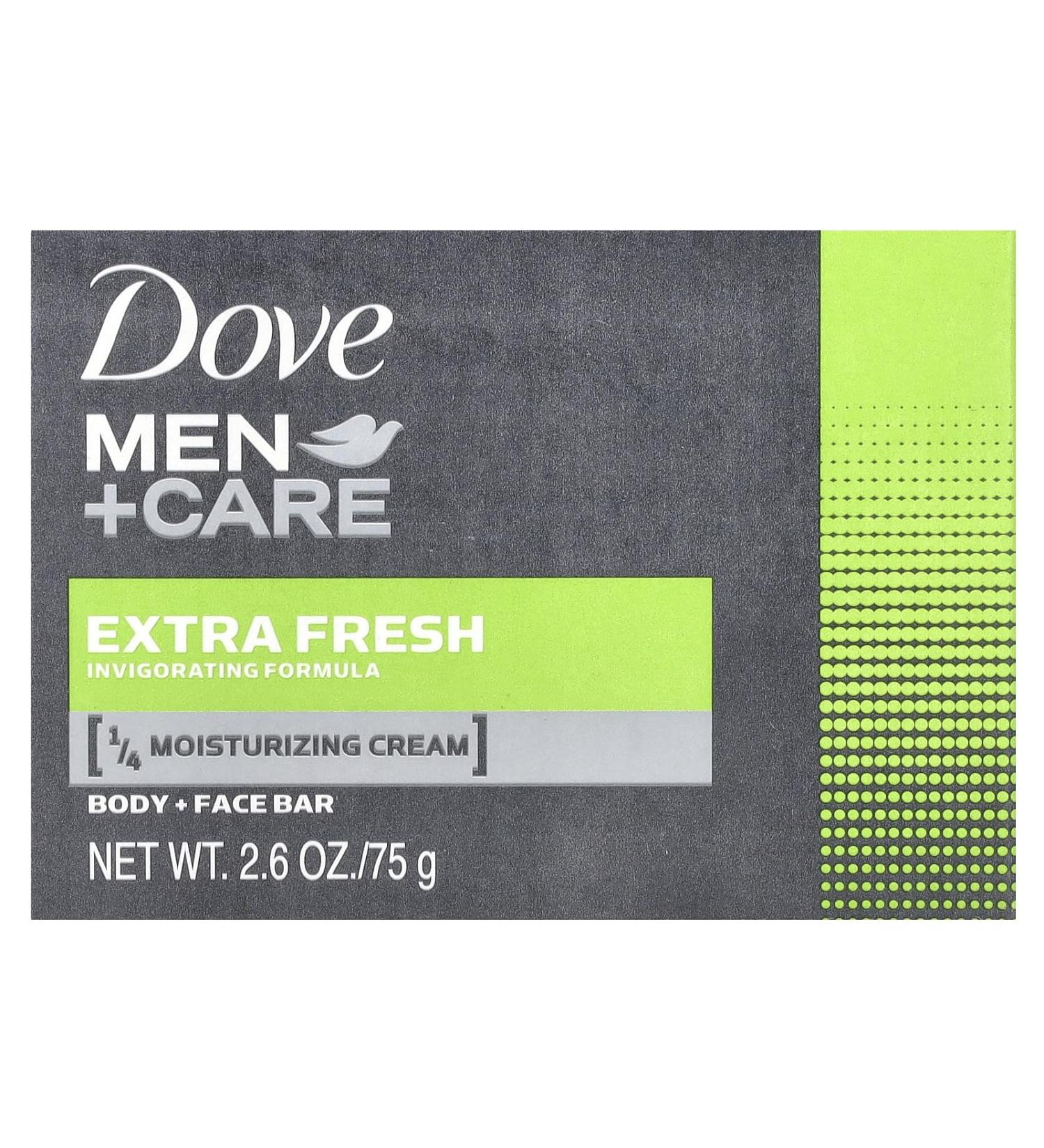 Dove Men+Care Extra Fresh Body + Face Bar - 2.6 oz (75 g) | Shop Internationally - Buy Online on GoSupps.com
