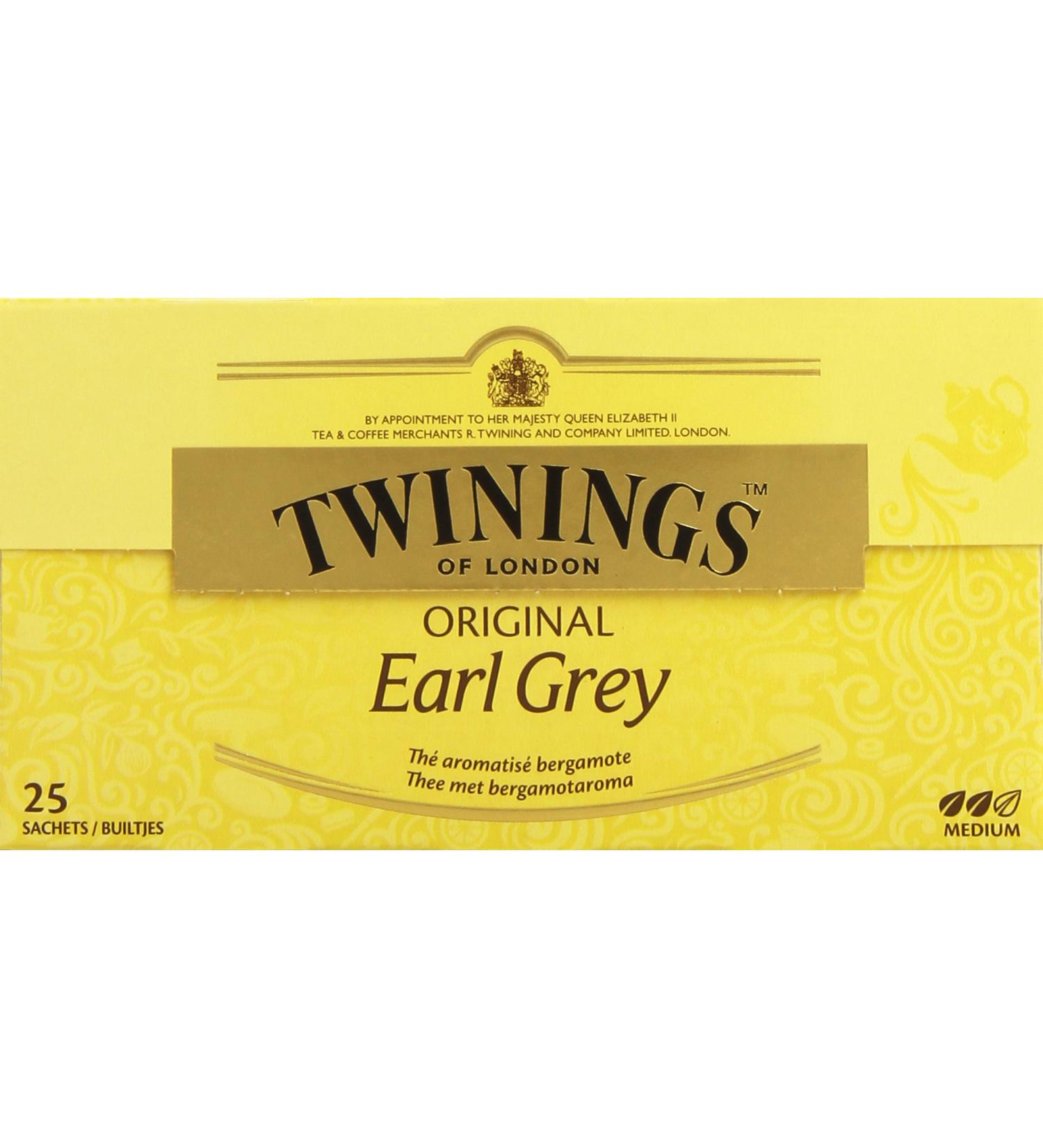  Twinings Twinings Original Earl Grey Tea Bags 50 g Pack of 4 - Buy Online on GoSupps.com