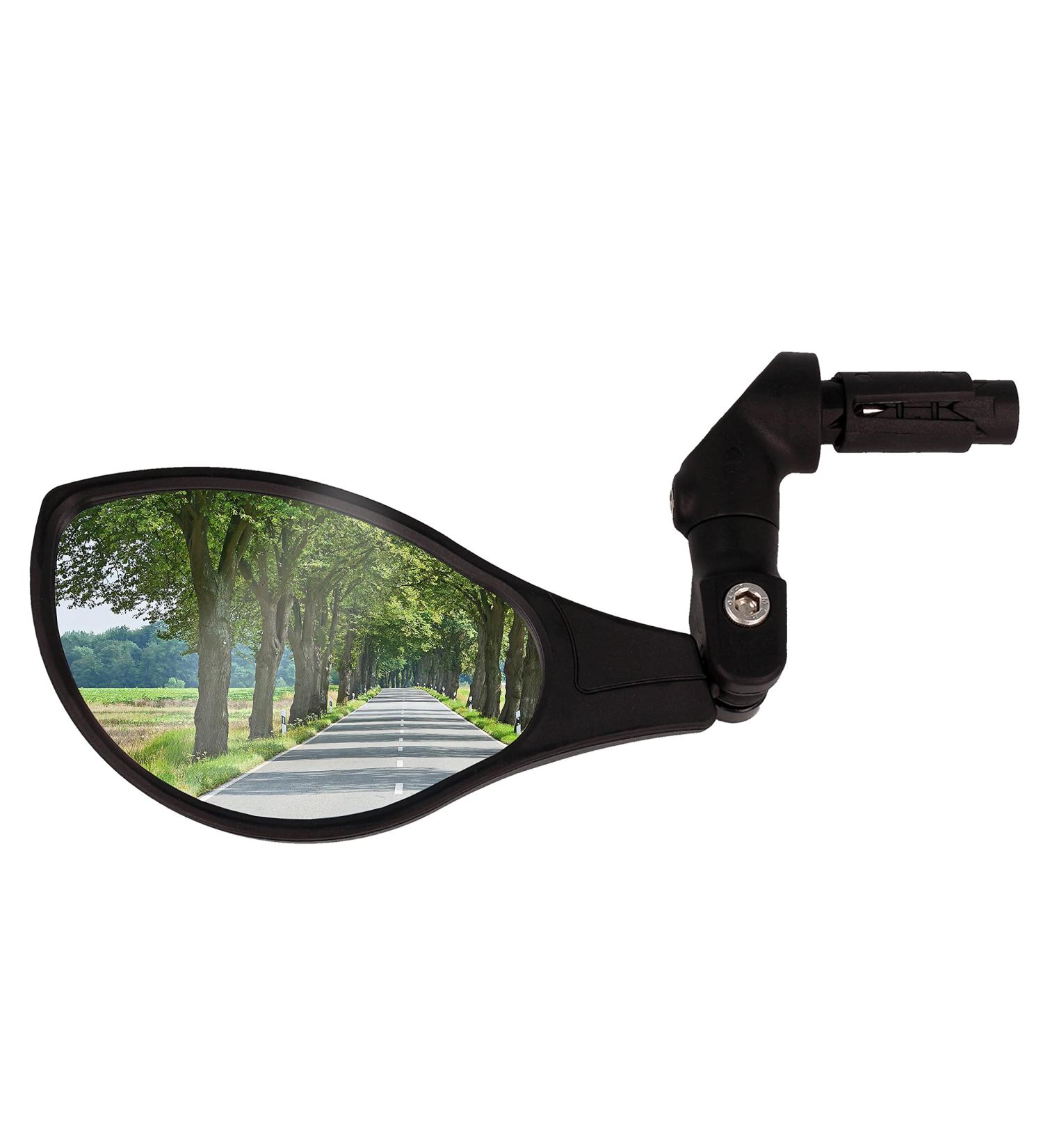 Xirrix Universal Bike Mirror - Premium Handlebar Return Mirror for Bicycles & E-Bikes - Left Side Handlebar End Mirror - Buy Online on GoSupps.com