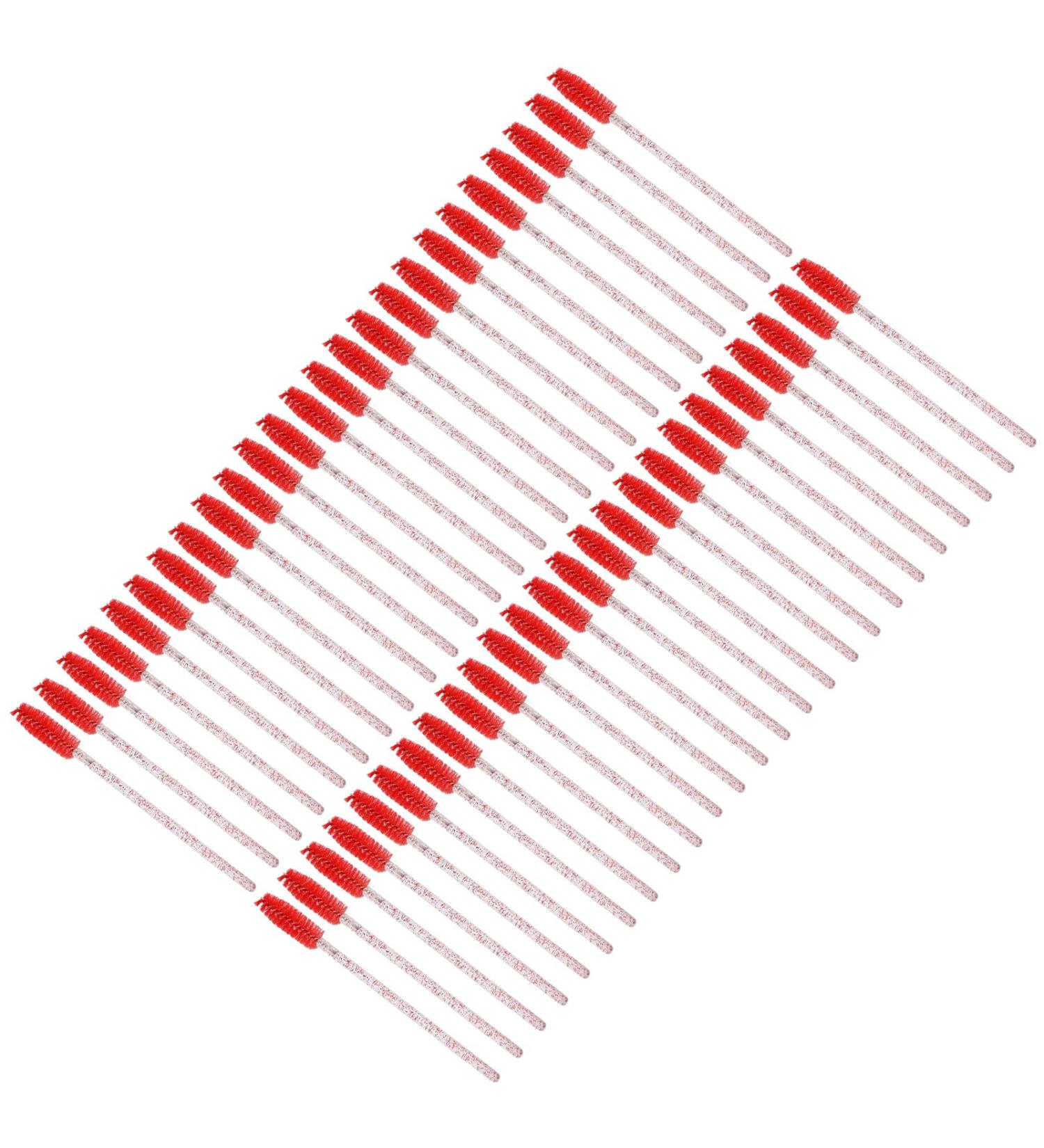 Mascara brush bar ABS material Rich hair volume Disposable eyelash brush Easy to make up Red - Buy Online on GoSupps.com