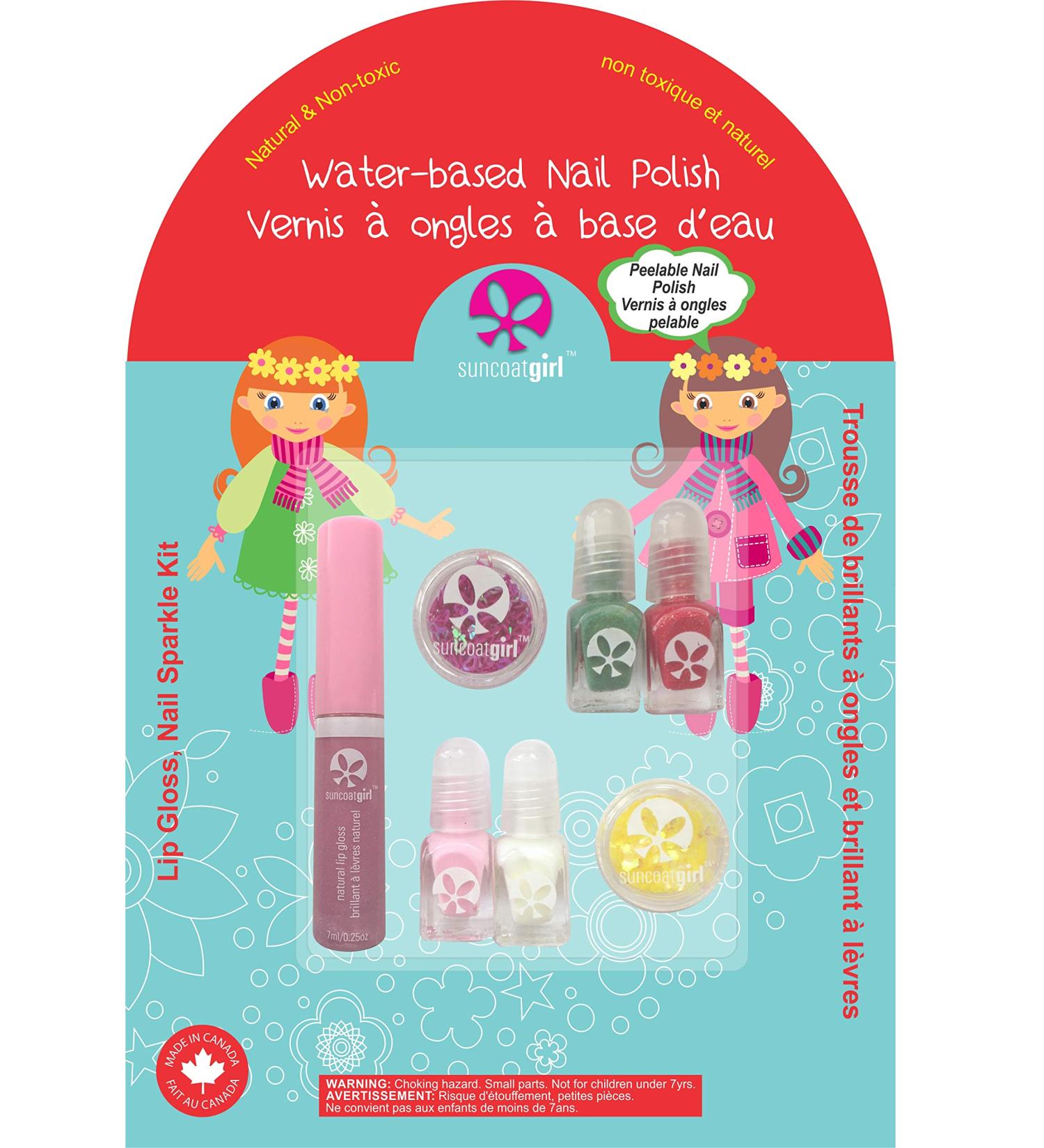 SuncoatGirl Lip Gloss Nail Sparkle Kit - 7 Piece Set for Ultimate Shine - Buy Online on GoSupps.com