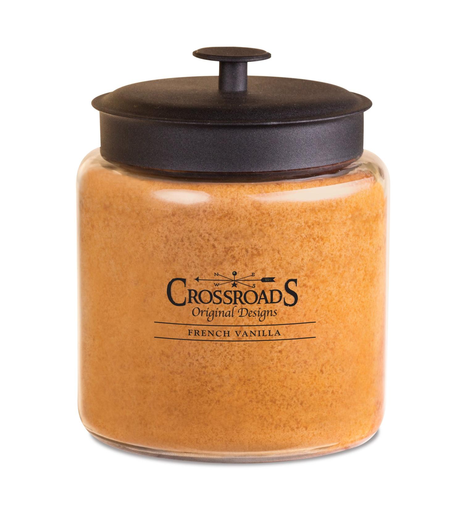 Crossroads French Vanilla Scented 4-Wick Candle 96 Ounce
