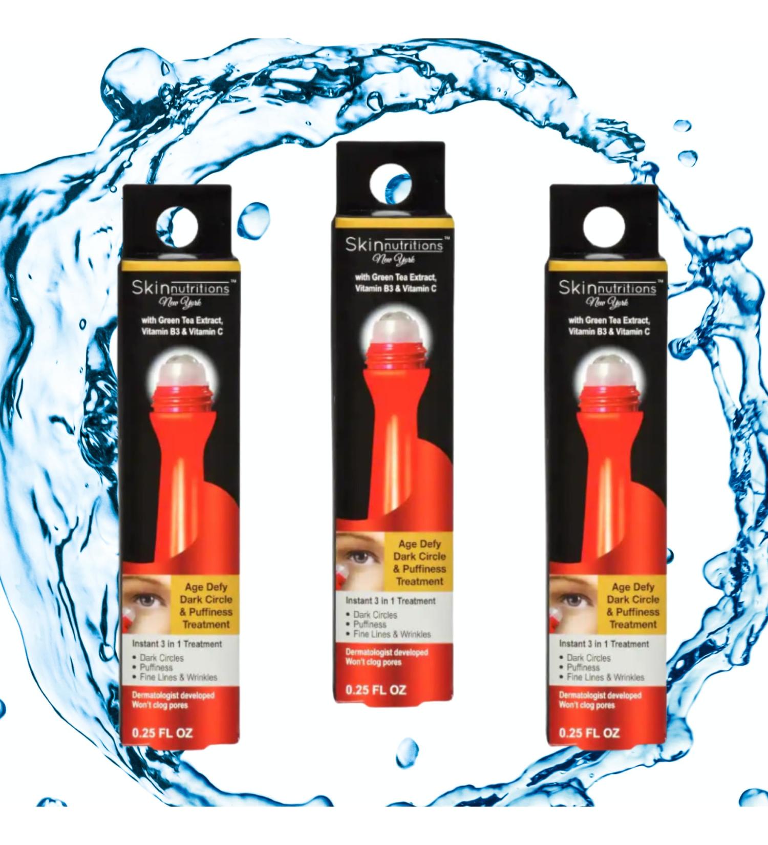 Age Defy Serum for Dark Circles Puffiness & Fine Lines | Peptides & Green Tea Extract - Shop Internationally - Buy Online on GoSupps.com