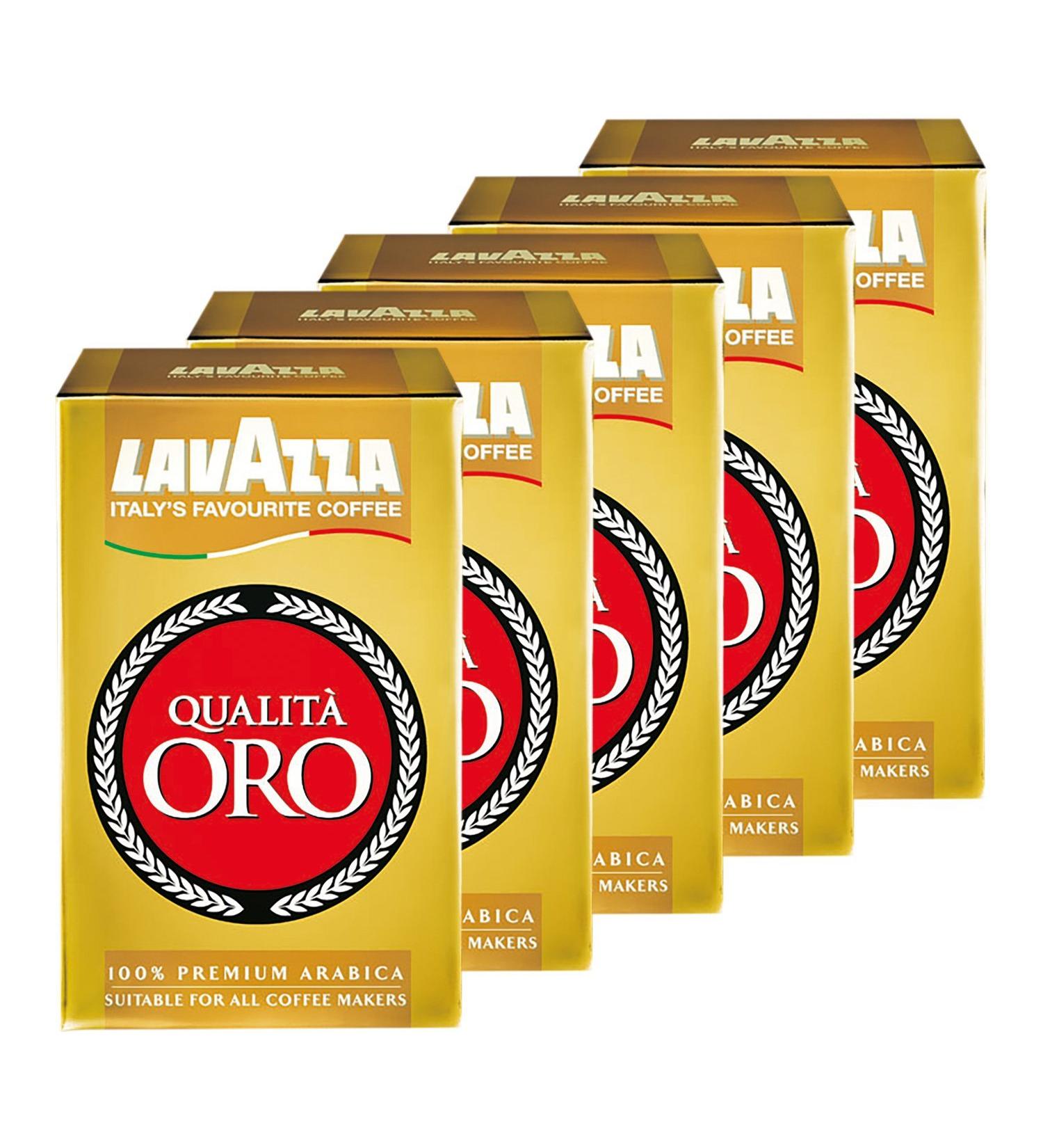  Lavazza Lavazza Caf Qualit ORO ground coffee beans (5 x 500 g) - Buy Online on GoSupps.com