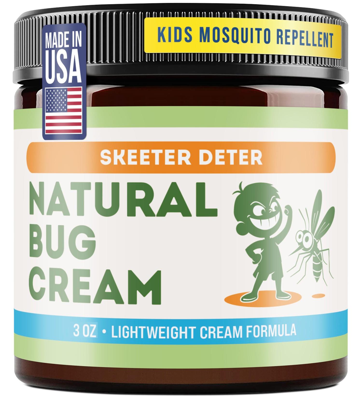 Magnum Solace Natural Bug Cream - No Spray Formula Made with Plant Essential Oils Safe for Kids 3 Fl Oz (Pack of 1) - Buy Online on GoSupps.com