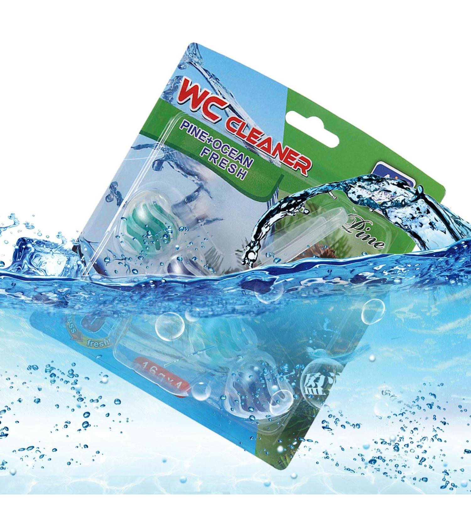 Automatic Toilet Bowl Fresheners - in-The-Bowl Bathroom Cleaning Supplies for Cleaning and Refreshing Toilet Bowl - Cleans and Freshens Toilet Bowl Bathroom Cleaning Supplies Cartey Pine - Buy Online on GoSupps.com