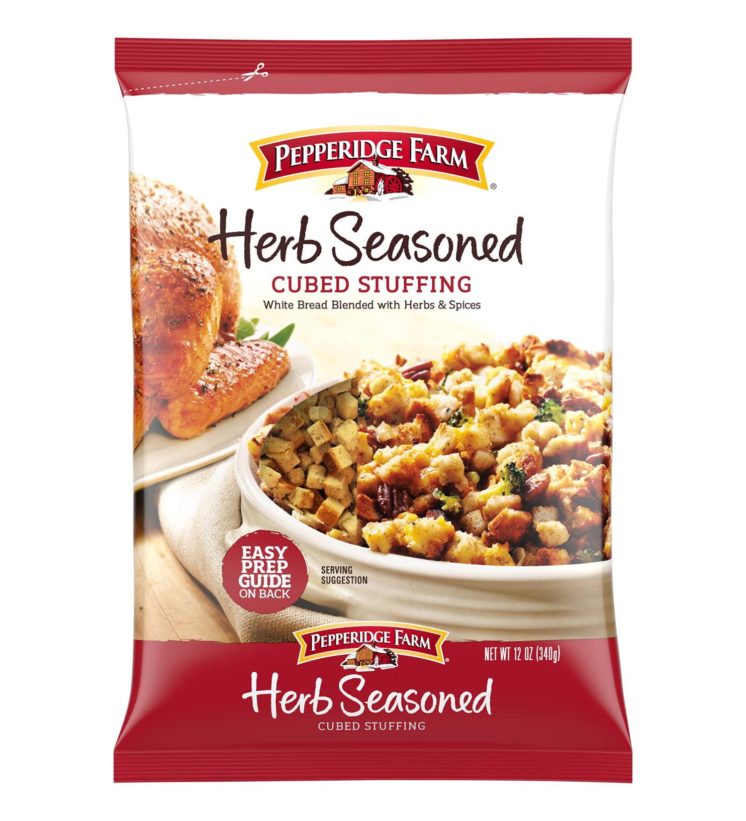 Pepperidge Farm Herb Seasoned Cubed Stuffing  12 oz. Bag - Buy Online on GoSupps.com