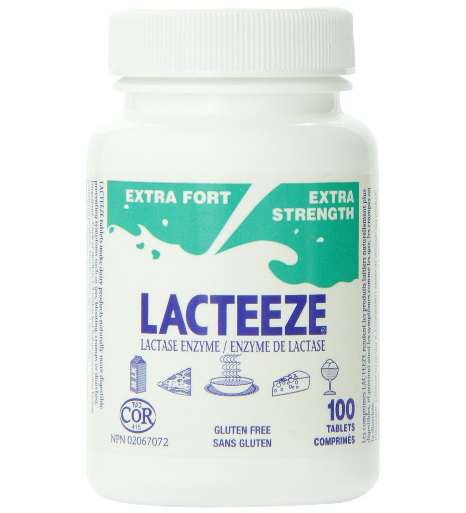 Lacteeze Extra Strength: Fast-Acting Lactase Enzyme Supplement - Buy Online on GoSupps.com