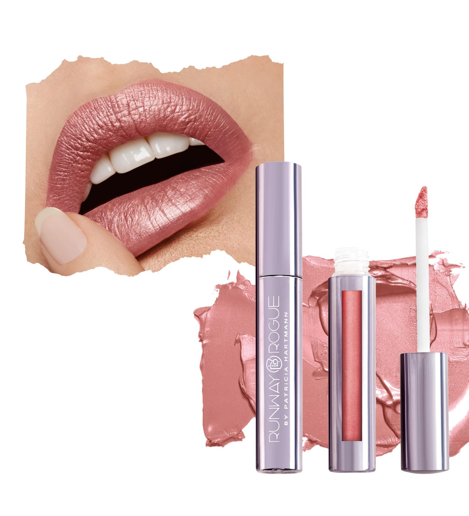 Runway Rogue Silk Glam Long-Wear Liquid Lipstick in Blush-Pink - 1 Fl Oz (Pack of 1) - Buy Online on GoSupps.com