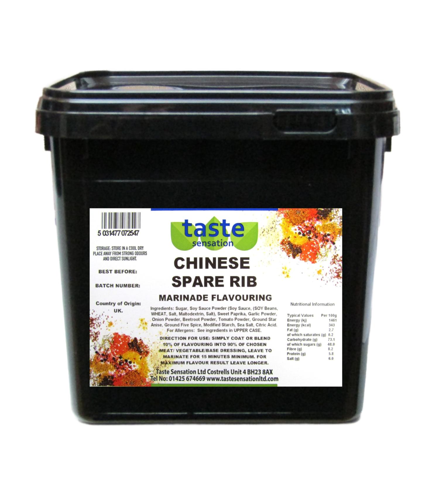 Chinese Spare Rib Marinade Flavouring - 2.5kg Catering Tub - Buy Online on GoSupps.com