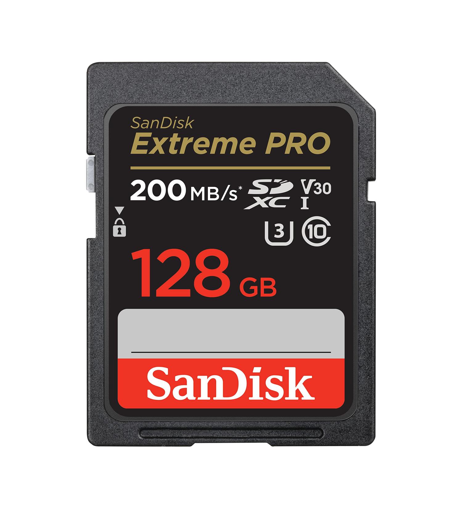 SanDisk 128GB Extreme PRO SDXC Memory Card - C10, U3, V30, 4K UHD | SDSDXXD-128G-GN4IN - Buy Online on GoSupps.com