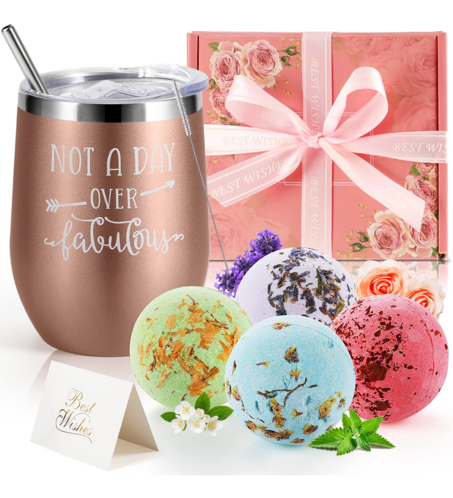Rose Gold Self-Care Spa Gifts for Women - Perfect Birthday & Christmas Gifts for Her - Buy Online on GoSupps.com