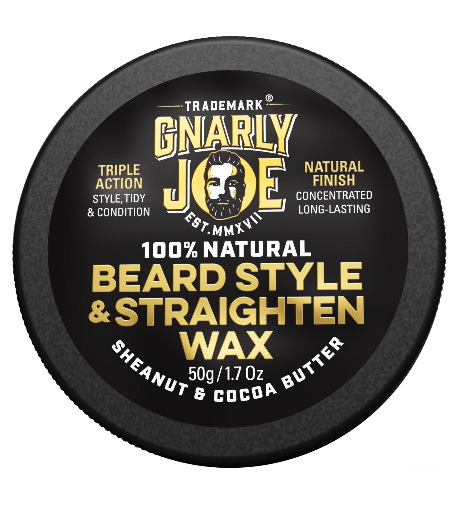 Gnarly Joe Beard Styling Wax for Men - 50g, 60ml Triple-Action Balm (Pack of 1) - Buy Online on GoSupps.com