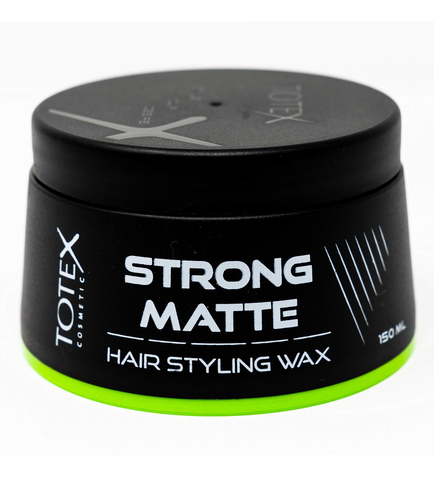 TOTEX Strong Matte Styling Wax 150ml | 24 Hours Soft Matte Effect | Ideal for a Natural Matte Hair Look | Maximum Control | Designed for Professionals - Buy Online on GoSupps.com
