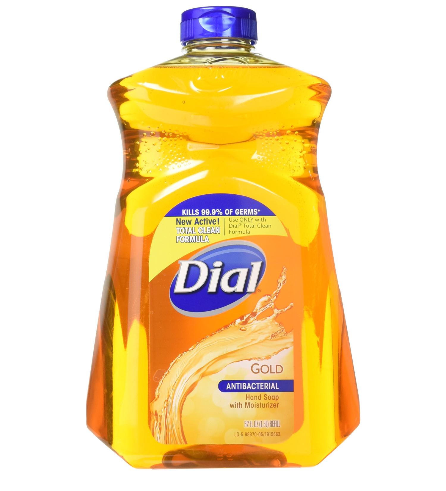 Dial Gold Antibacterial Hand Soap with Moisturizer 52 Oz Refill - Hygienic and Moisturizing Formula - Buy Online on GoSupps.com