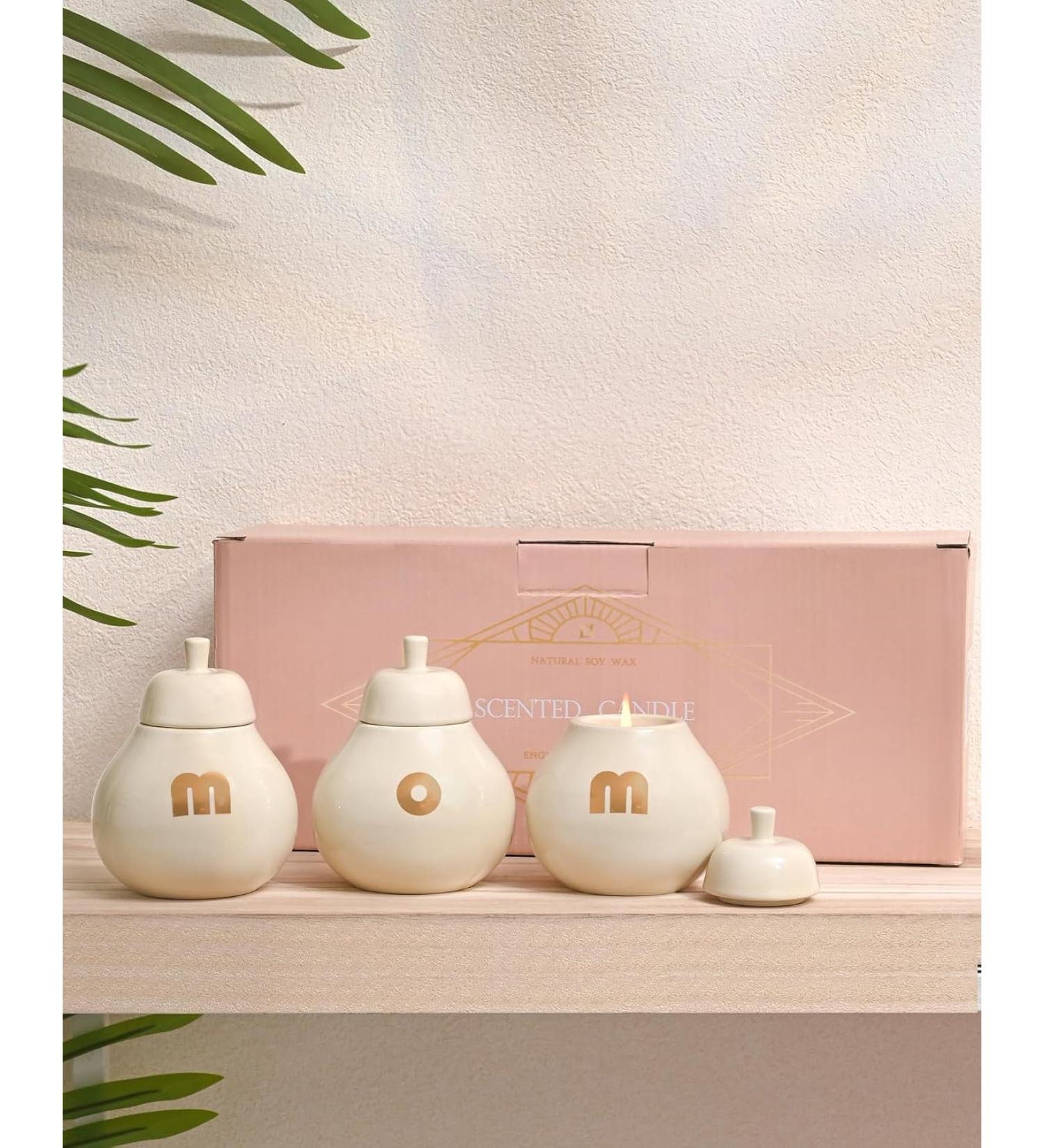DN DECONATION Elegant Scented Candle Gift Set Room Decor - 3PCS - Buy Online on GoSupps.com