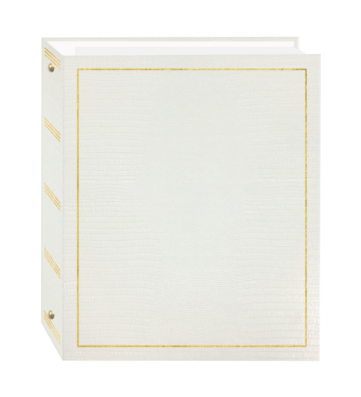 White Magnetic Self-Stick 3-Ring Photo Album - 100 Pages (50 Sheets) - Buy Online on GoSupps.com