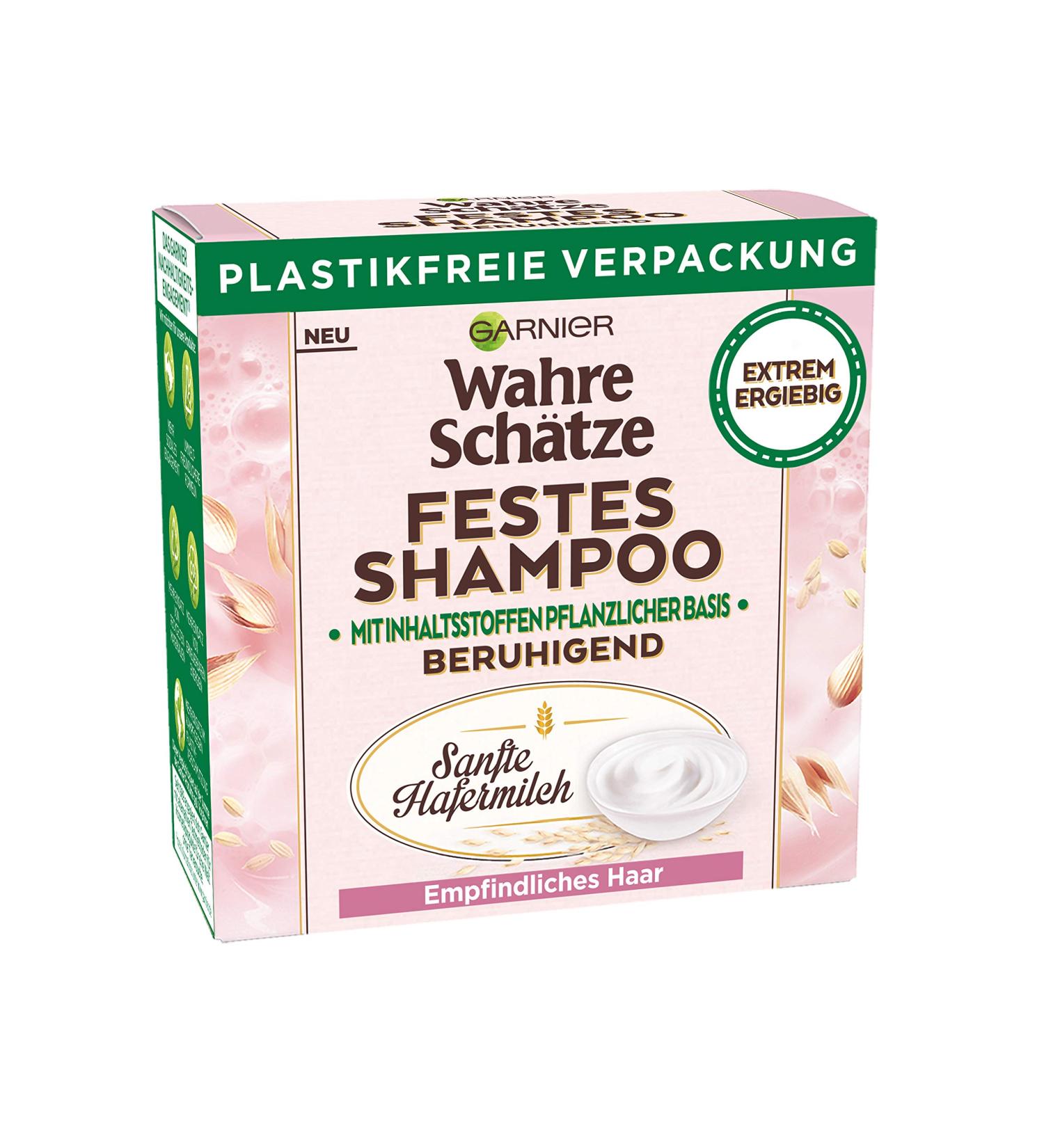  Garnier Garnier Gentle Oat Milk Solid Shampoo with soothing oat milk for sensitive hair. Biodegradable vegan formula. A true treasure. - Buy Online on GoSupps.com