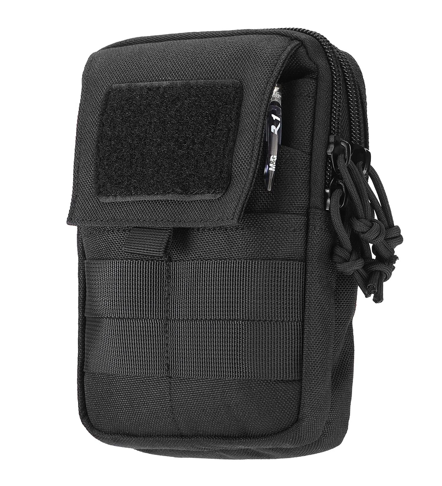 LefRight Tactical Molle Phone Belt Pouch Utility Waist Bag - Large Black - Buy Online on GoSupps.com