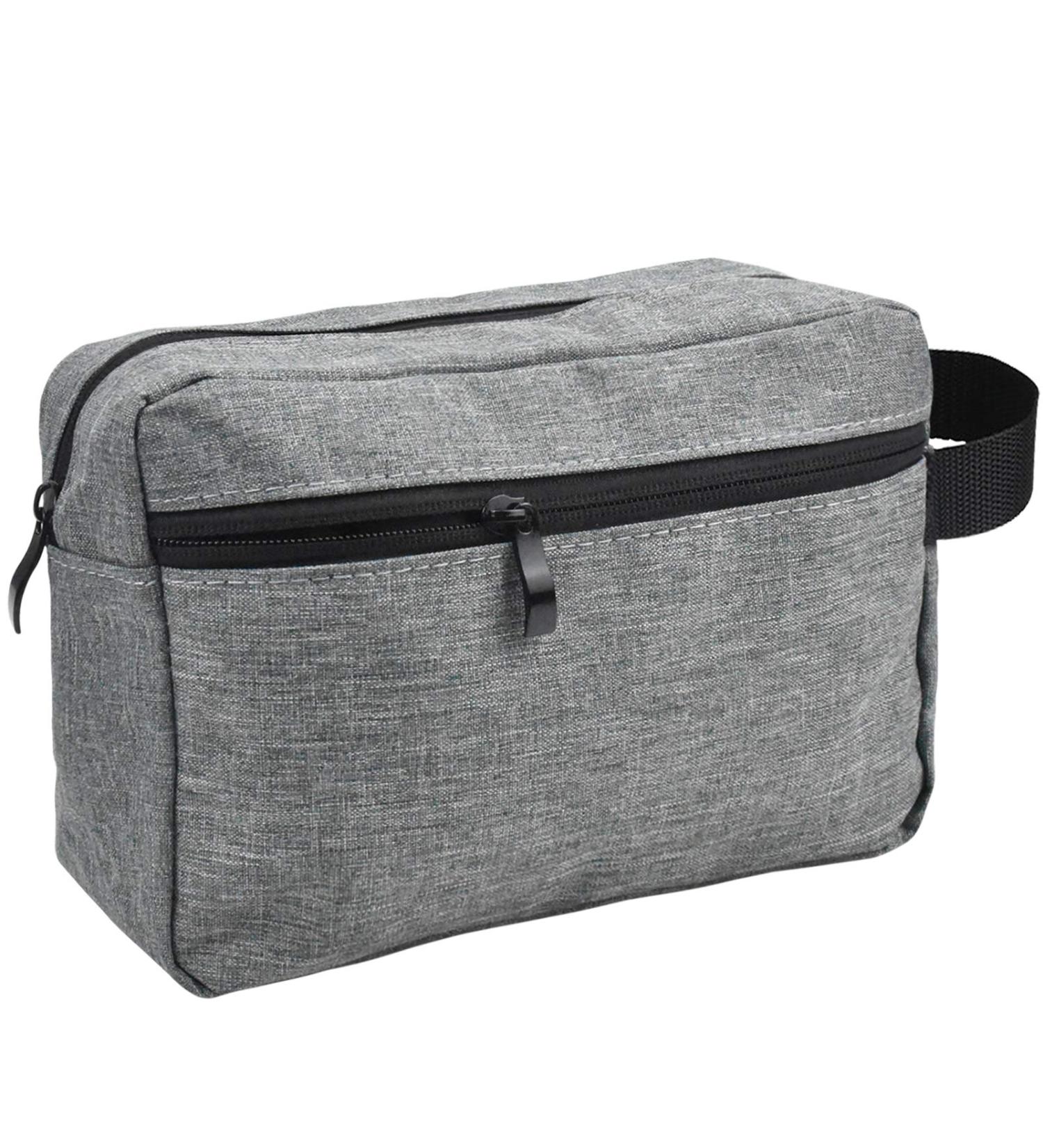 Chstarina Waterproof Makeup Bag | Travel Cosmetic Bag & Toiletry Bag for Women & Girls - Gray - Buy Online on GoSupps.com