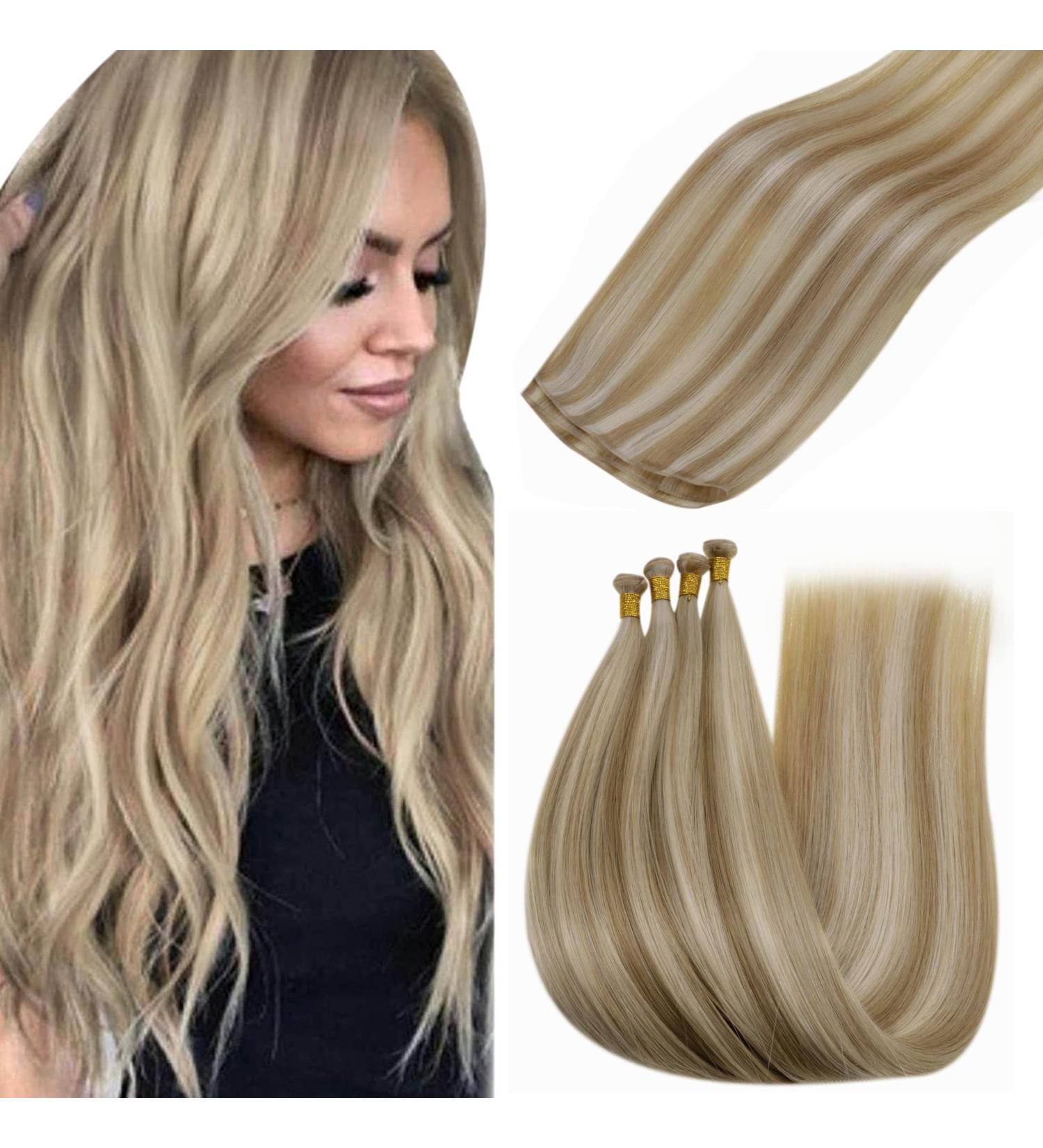 Shop Hetto Virgin Real Hair Extensions - #16/22 50cm Blond Highlights 25g - Premium International Shipping - Buy Online on GoSupps.com