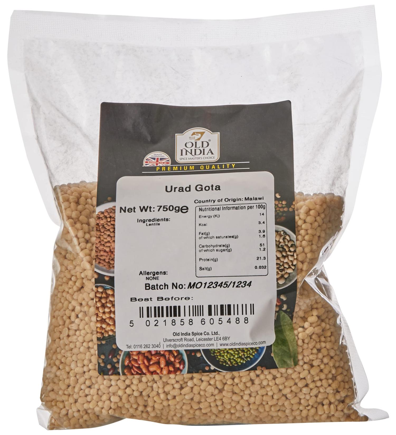 Old India Urad Gota 750g - Buy Online on GoSupps.com