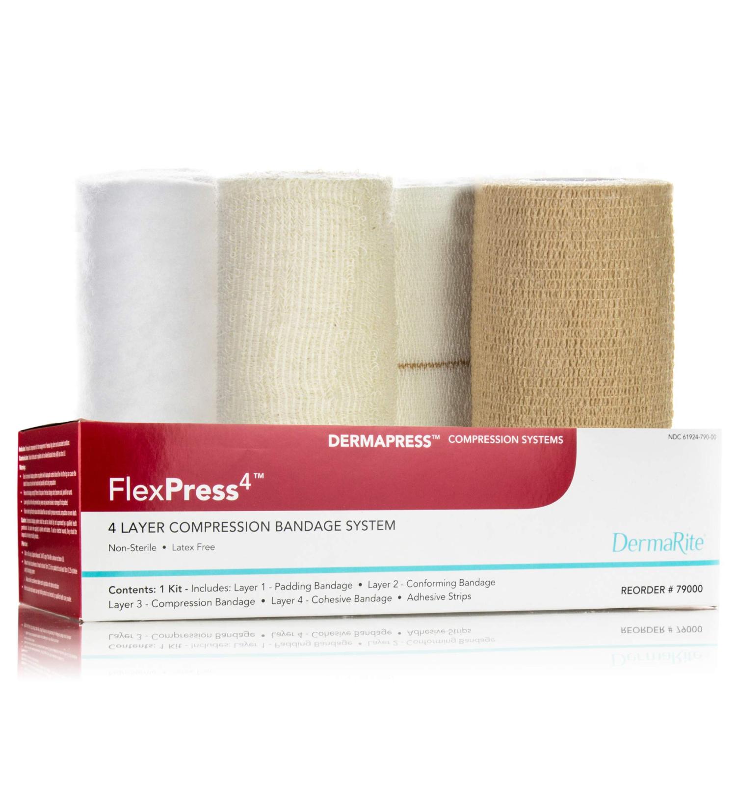Buy Dermarite Flexpress Layer Compression Bandage System - International Shipping Available | Fast Recovery Solutions - Buy Online on GoSupps.com