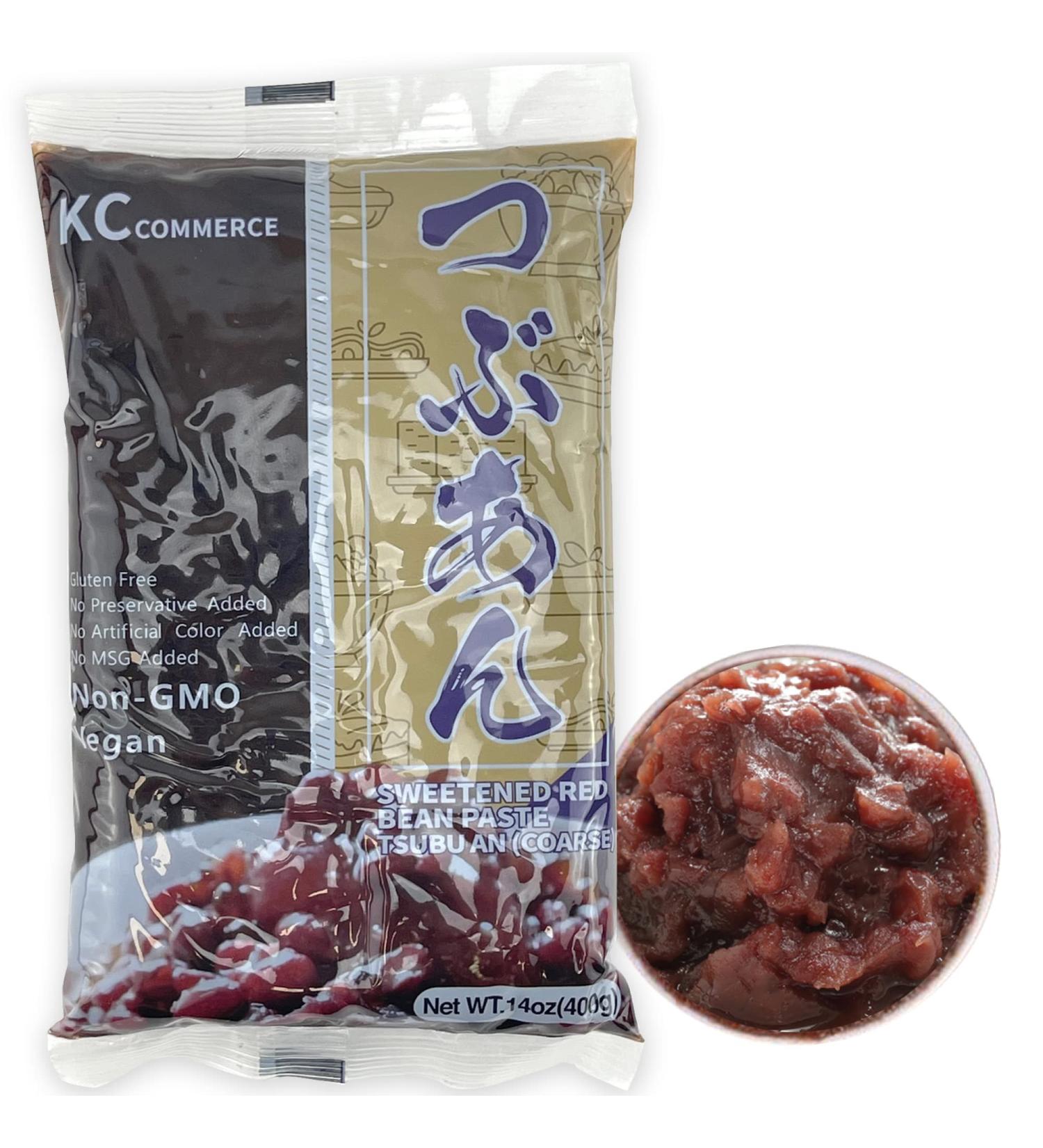 Sweetened Red Bean Paste - Japanese Mochi Rice Cake Sweets 14.11oz (Coarse) - VEGAN & GLUTEN-FREE - Buy Online on GoSupps.com