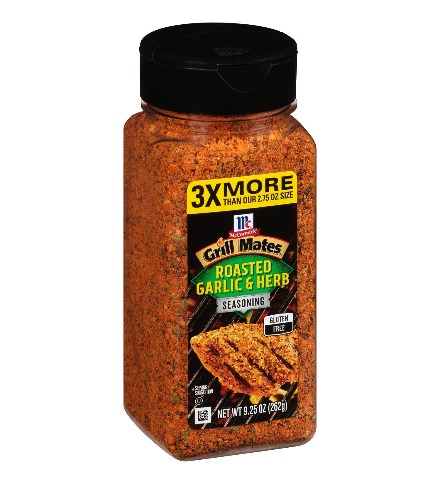 McCormick Grill Mates Roasted Garlic & Herb Seasoning - 9.25 oz - Buy Online on GoSupps.com
