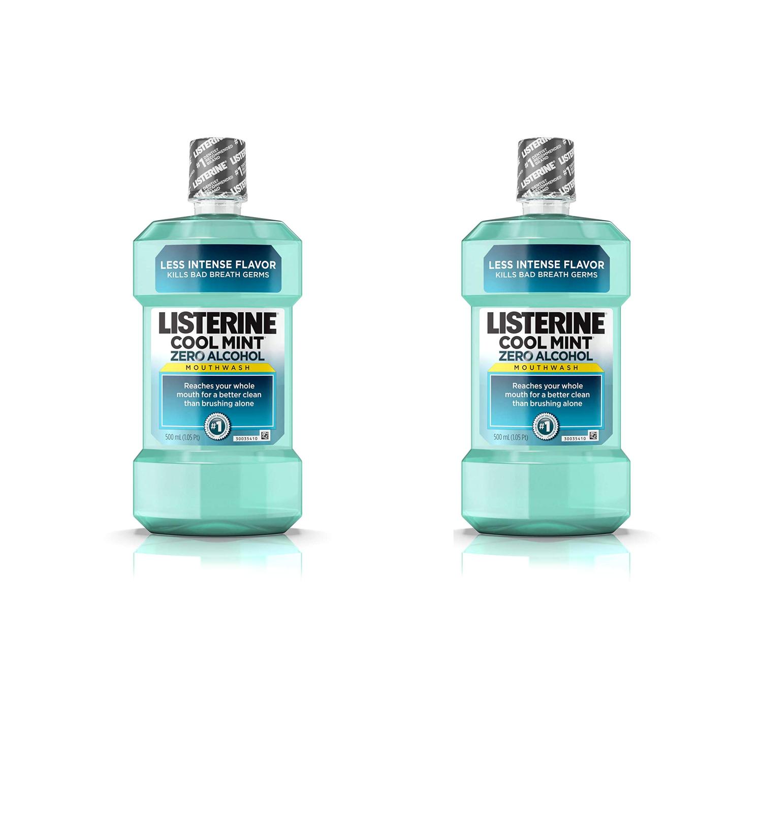  Listerine THREE PACKS of Listerine Zero Mouthwash 500 ml by Listerine - Buy Online on GoSupps.com