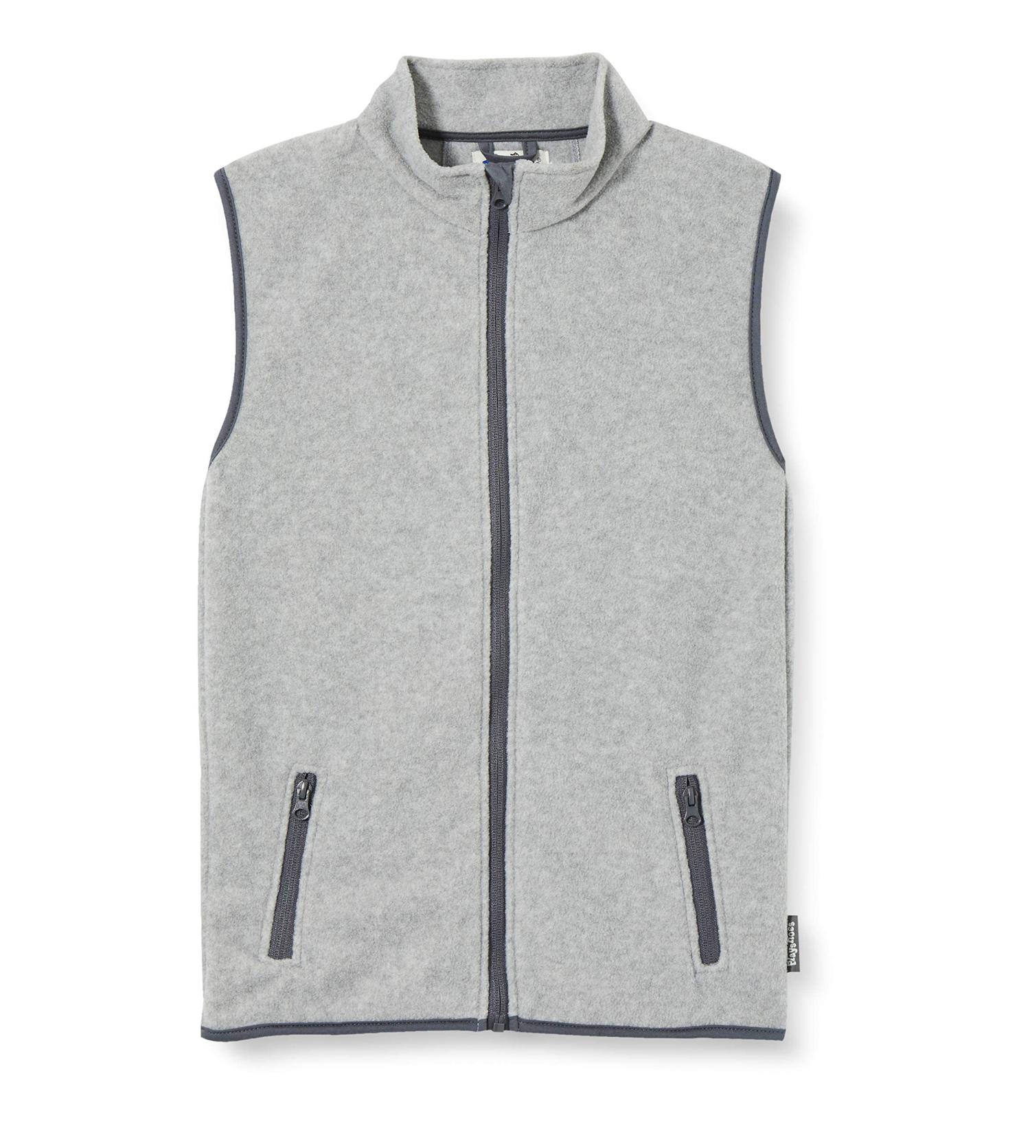 Playshoes Unisex Kid's Fleece Vest | Outdoor Top 98 | Grey/Melange - Buy Online on GoSupps.com