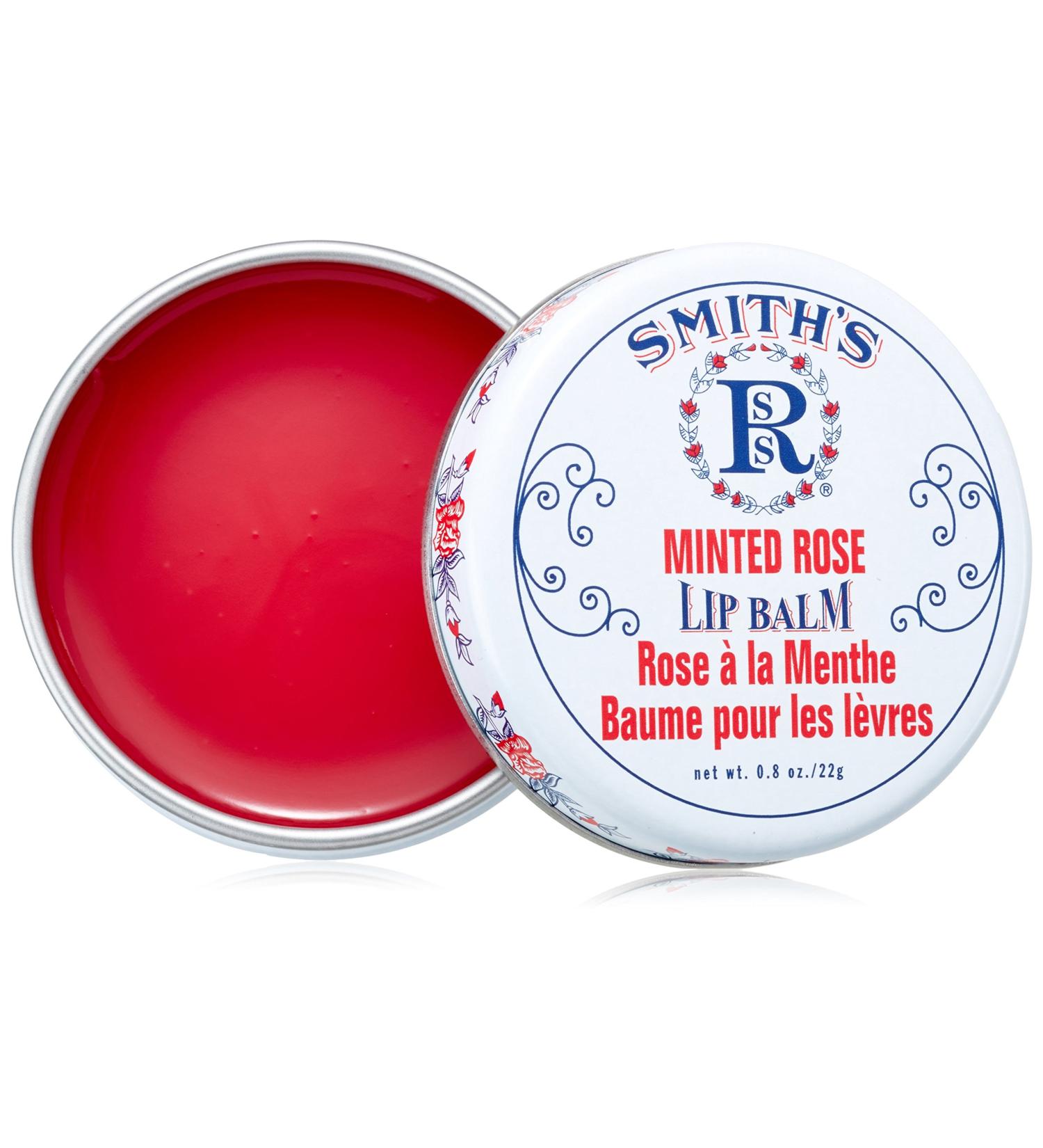 Rosebud Minted Rose Lip Balm Tin - Nourishing Minted Rose Flavor for All Skin Types - International Shipping Available - Buy Online on GoSupps.com