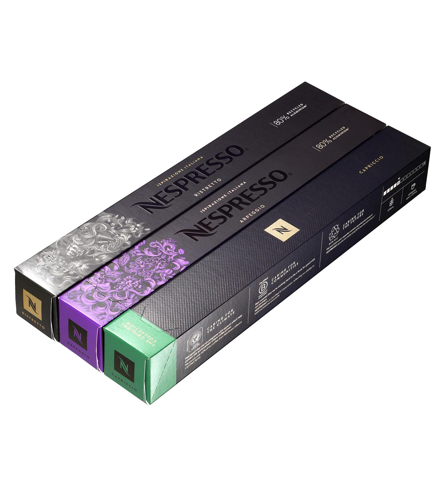 Nespresso Nespresso Lot de 30 capsules (Ristretto Arpeggio Capriccio) - Buy Online on GoSupps.com