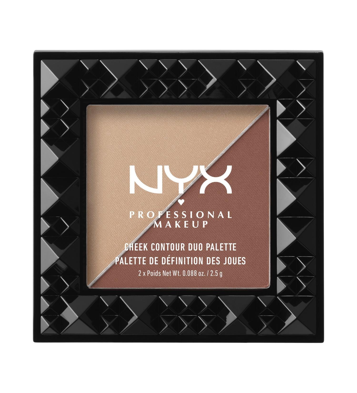 NYX Cheek Contour Duo Palette Ginger and Pepper 0.18 oz - Professional Makeup (Pack of 1) - Buy Online on GoSupps.com