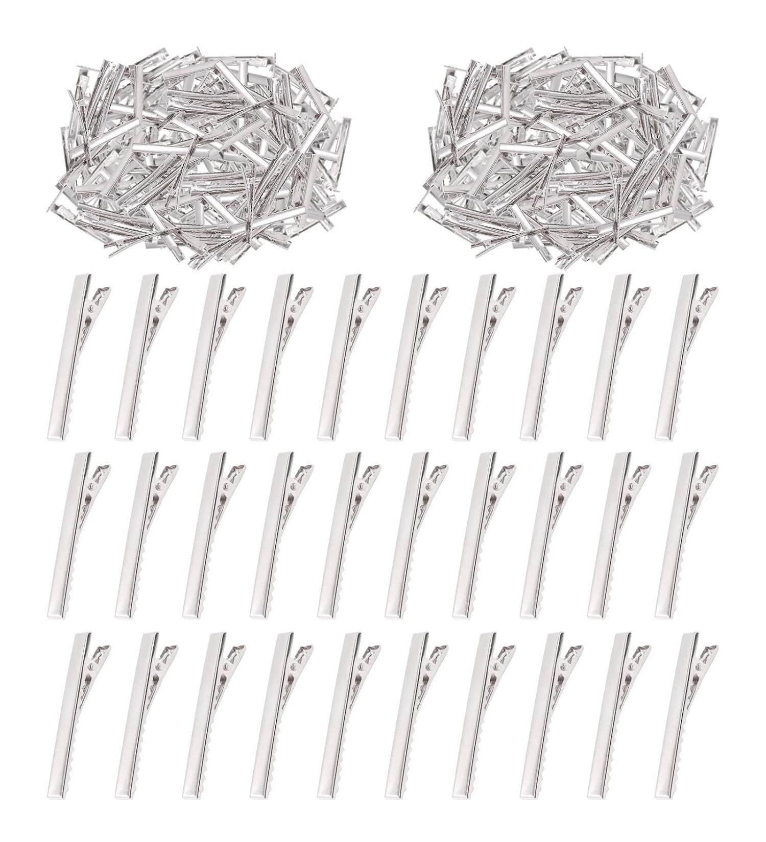SWPEET 200pcs Crocodile Hair Clip Set - 5.6cm Metal Duck Beak Hairpins for DIY Hair Styling Accessories - Buy Online on GoSupps.com