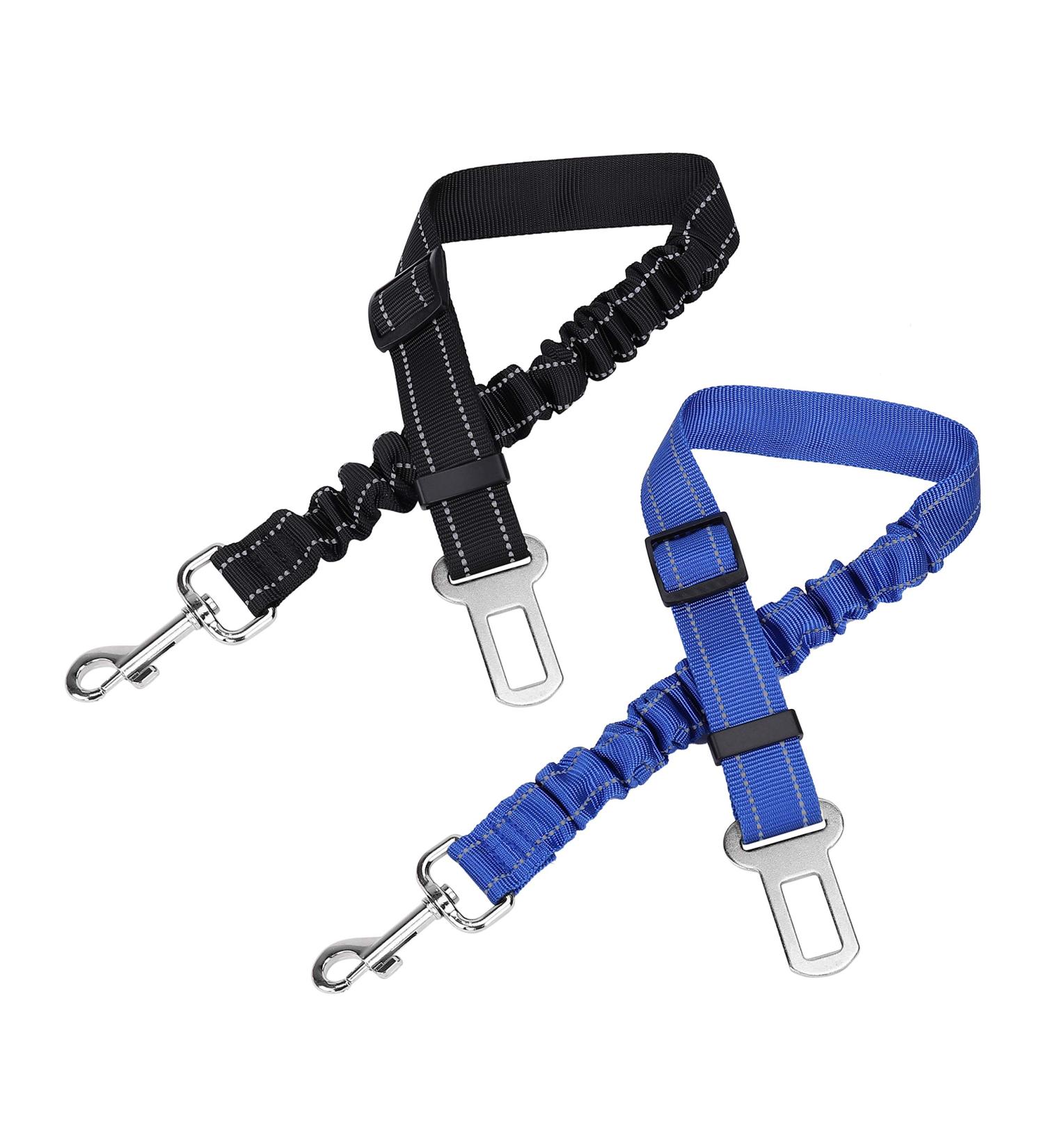 Maoxintek Dog Security Belt for Car | Adjustable 2PCs Elastic Seat Belt for Dogs & Cats | Safe Travel for All Dog Breeds - Buy Online on GoSupps.com