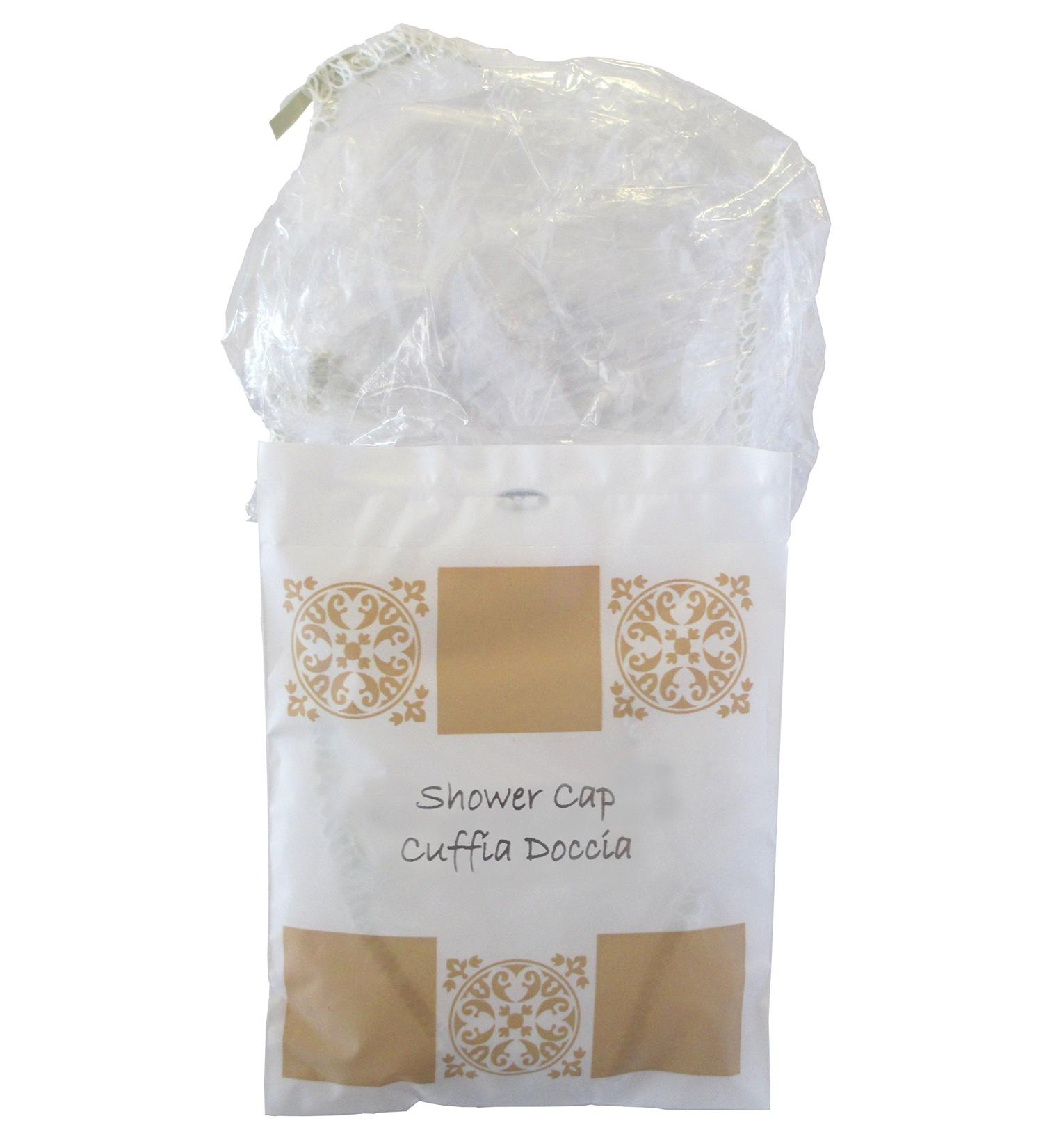 Comfort-Pur Awek.eu 100 pieces Hotel Spa Wellness Disposable Shower Cap Shower Cap Sachet Acanto Series