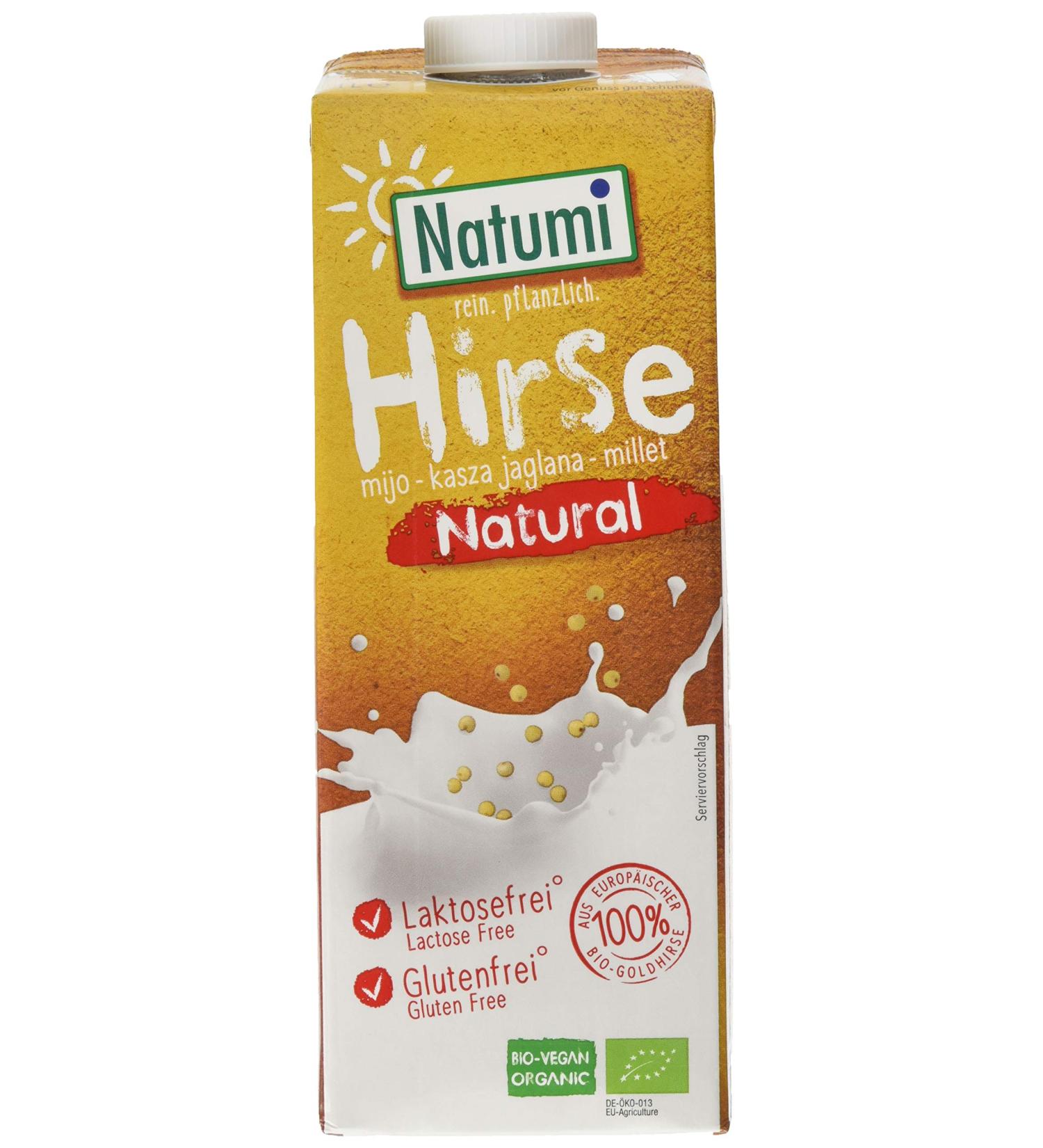 Natumi Millet Drink 1L Organic Unsweetened Vegan Milk Substitute (Pack of 6) | Natural Gluten-Free Beverage - Buy Online on GoSupps.com