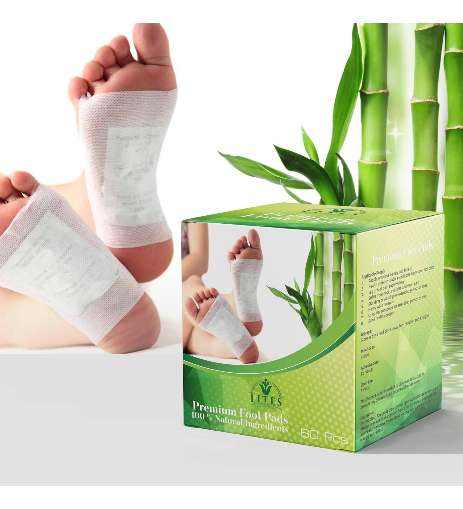 LITES Foot Pads - 60pcs Premium Organic & Natural Stress Relief | Sleep Better - Buy Online on GoSupps.com