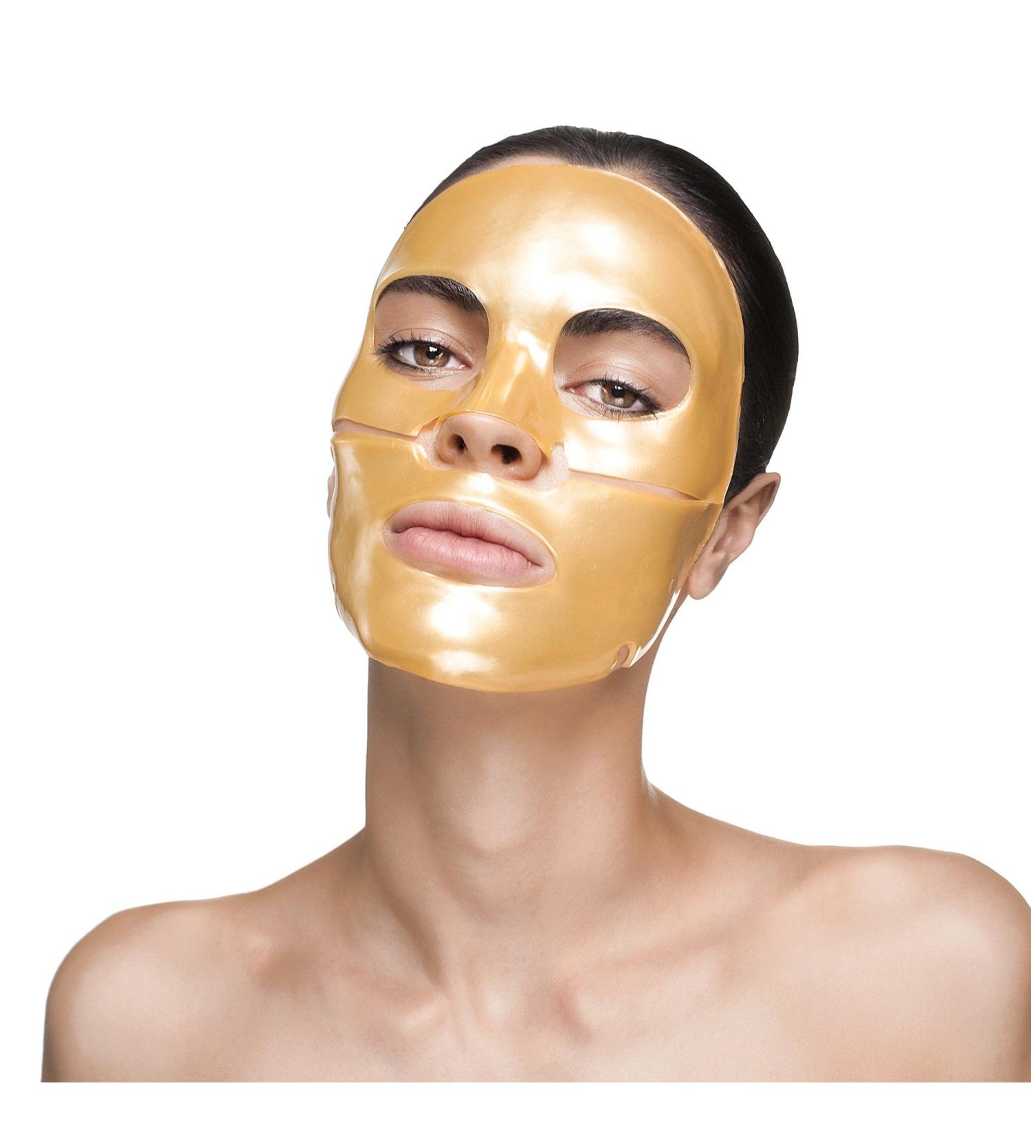 Infinitive Beauty Collagen Face Masks Gold Face Mask Hydrates Rejuvenates & Moisturises Skin (x10) - Buy Online on GoSupps.com