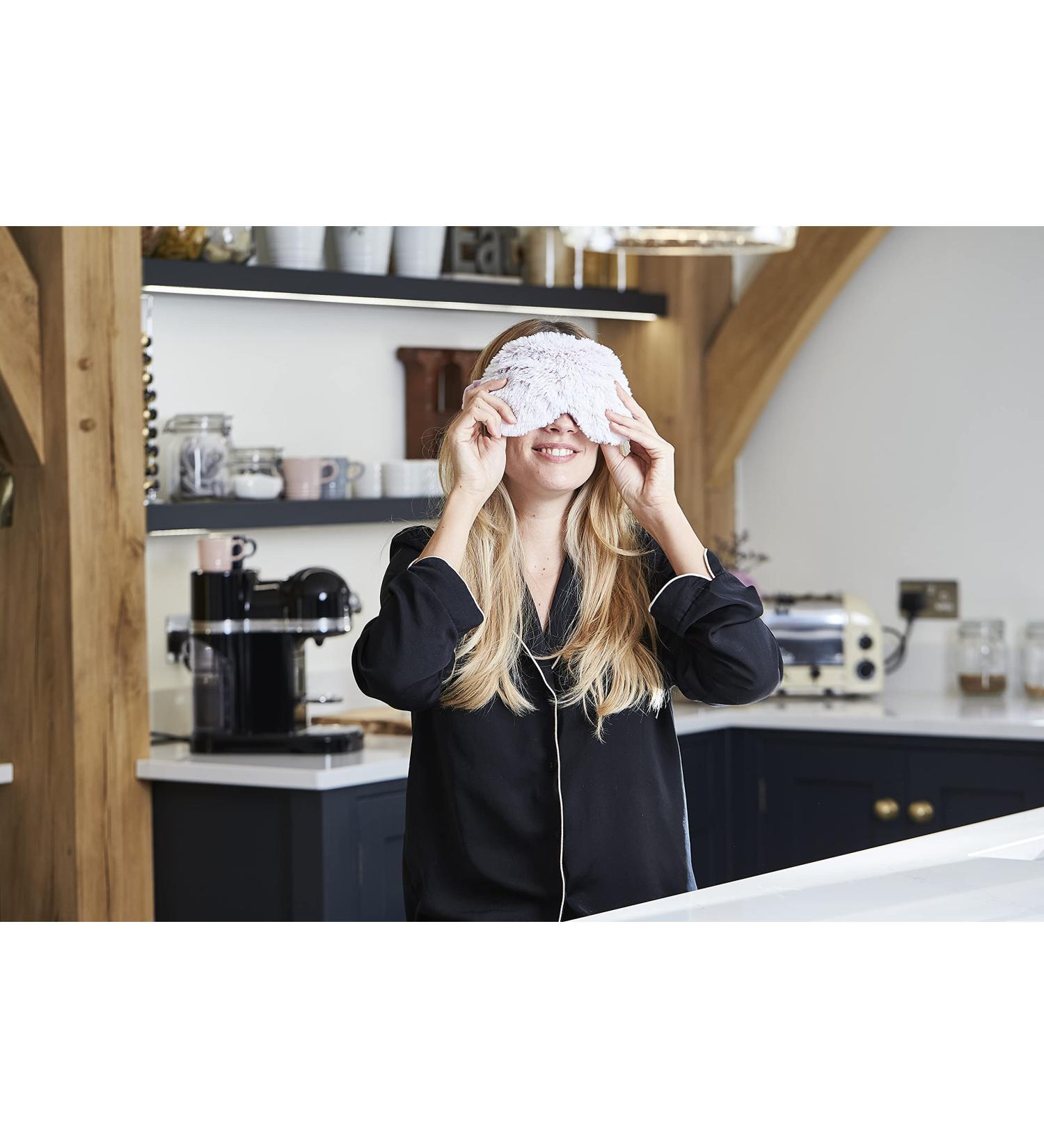 Warmies Lavender Scented Heatable Wellness Eye Mask in Pink - Relax & Soothe Tired Eyes - Buy Online on GoSupps.com