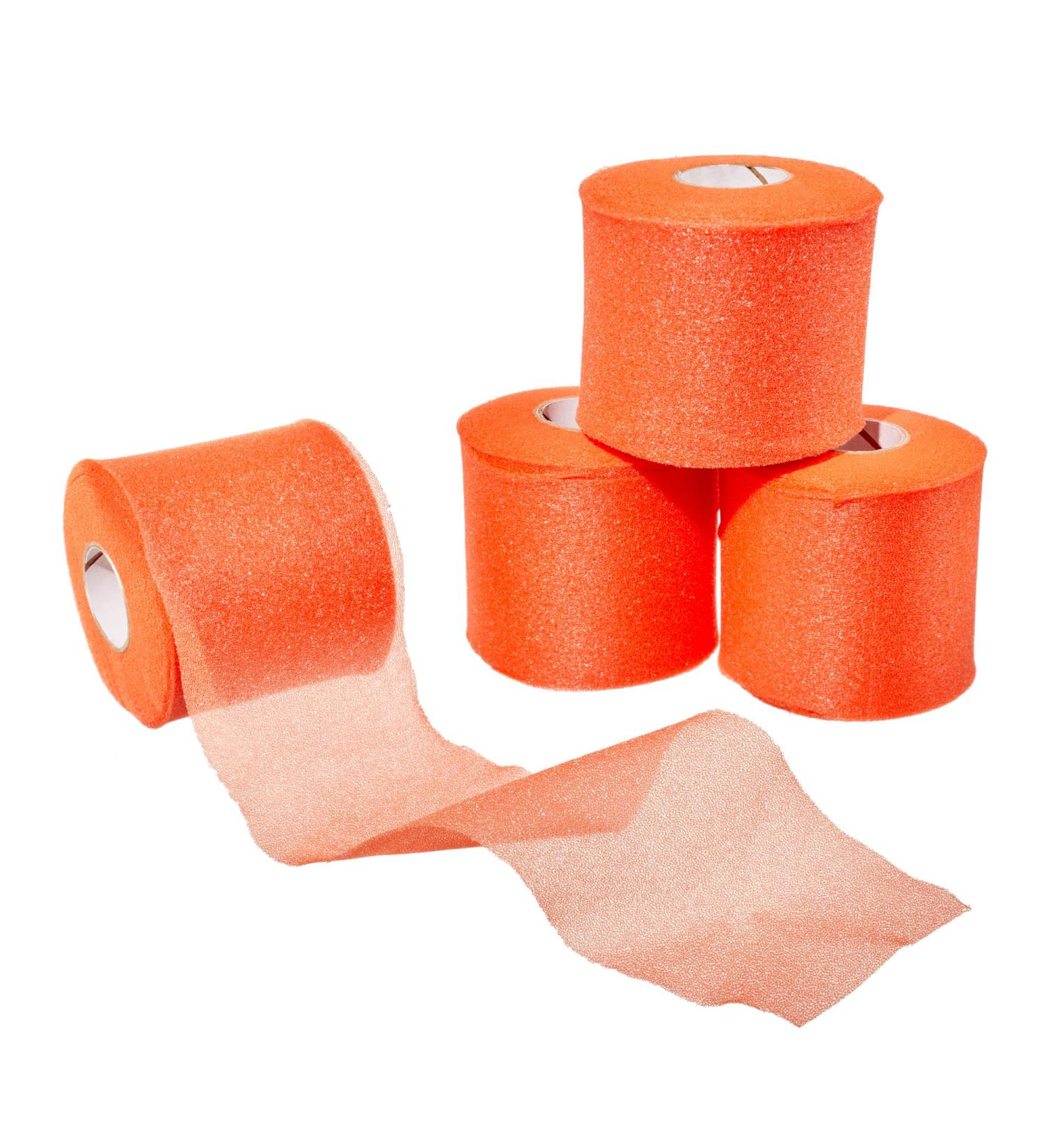 Green Sky Athletic Sports Foam Underwrap - Bright Orange Prewrap for Hair & Ankles (4 Rolls) | Ideal for All Sports Adventures - Buy Online on GoSupps.com