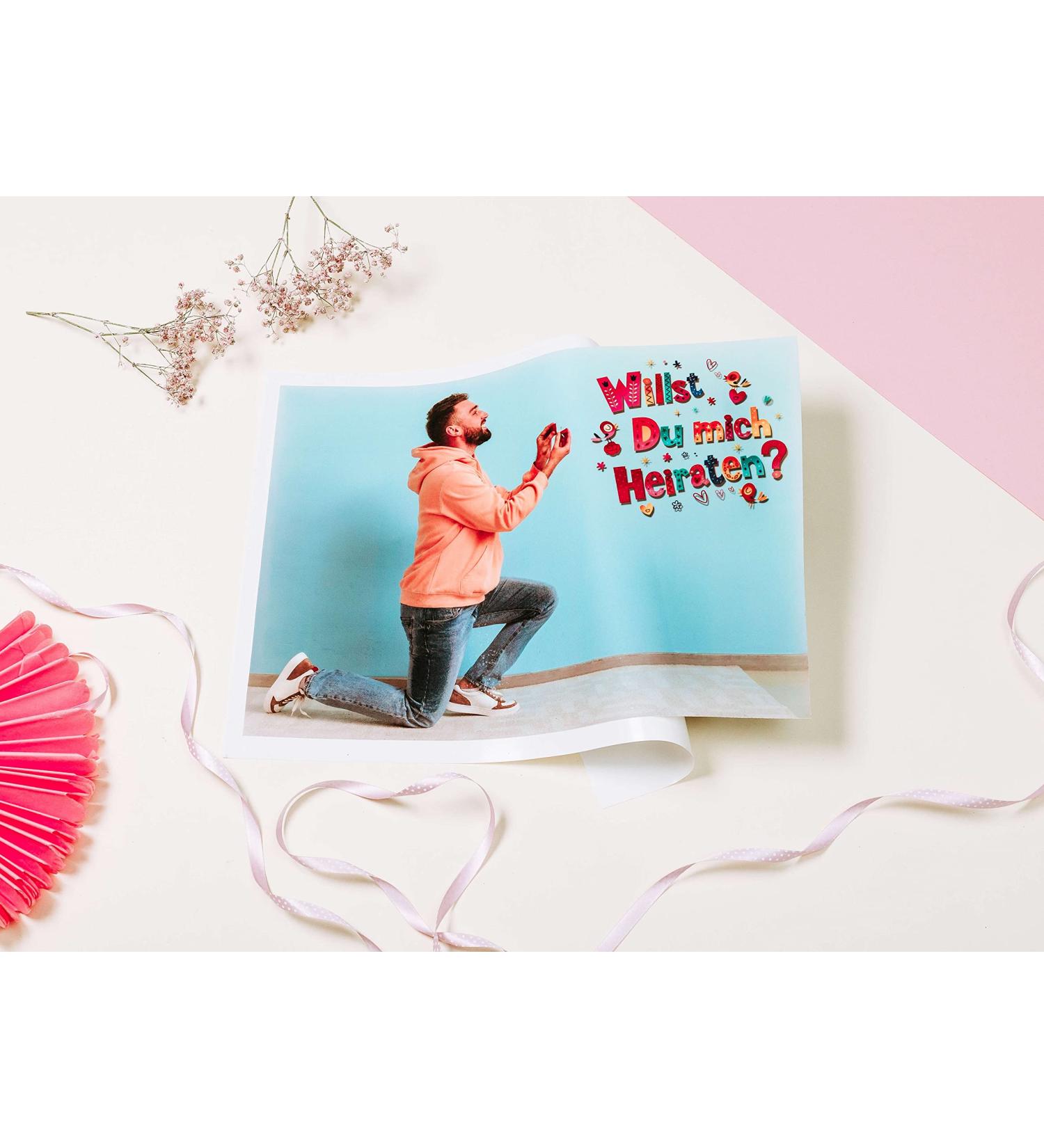 XL Premium Fondant Cake Topper with Your Photo | Edible Cake Image for Birthdays | 40x28 cm - Buy Online on GoSupps.com