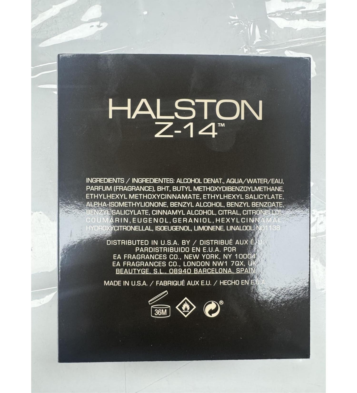 Halston Z-14 Natural Spray Cologne 125ml. 4.2 FL.OZ.