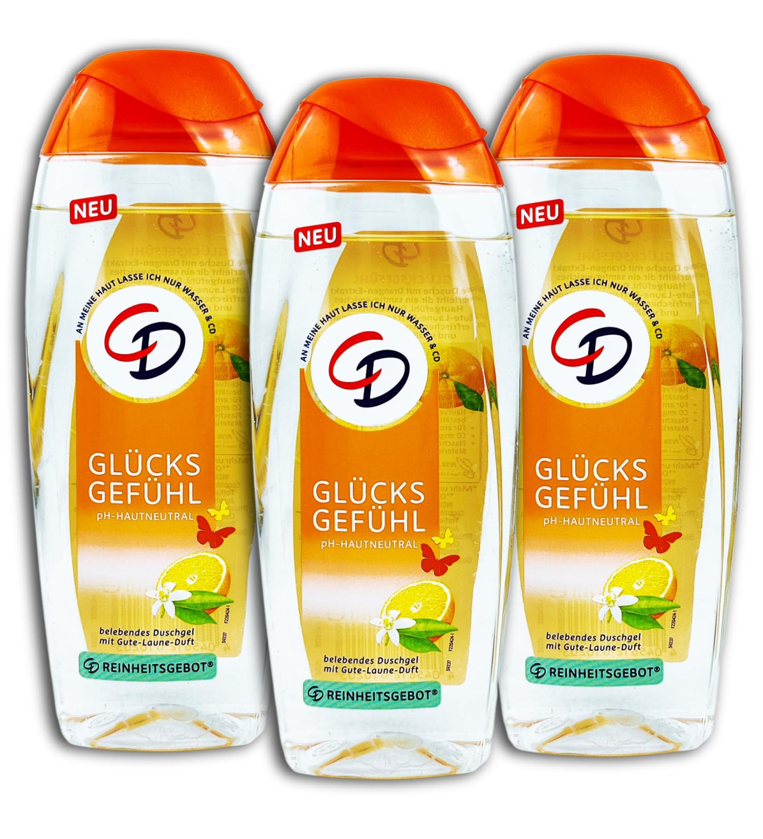 CD Set of 3 lucky shower gels 3 x 250 ml